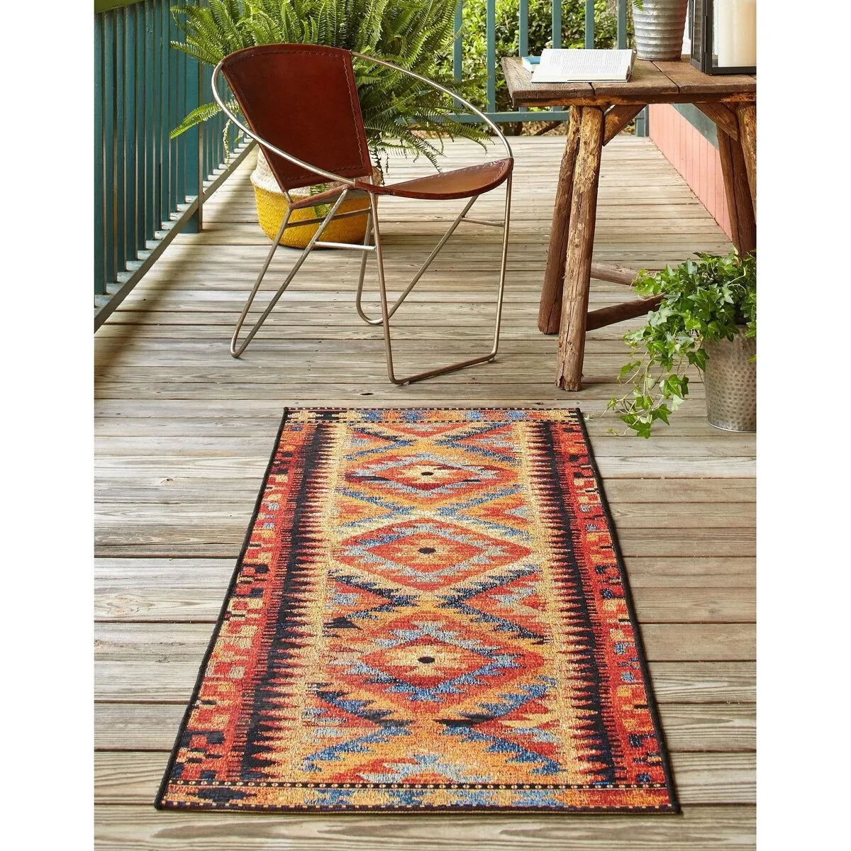 Outdoor Bounder Collection Area Rug