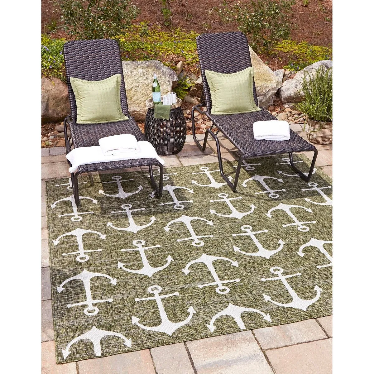 Outdoor Trisha Collection Area Rug