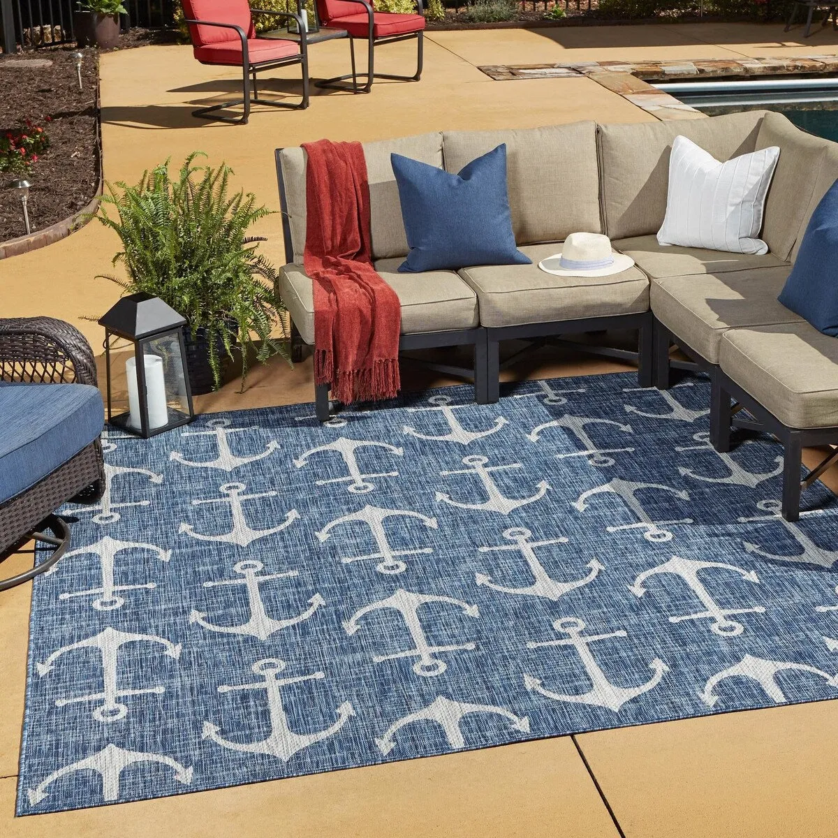 Outdoor Trisha Collection Area Rug