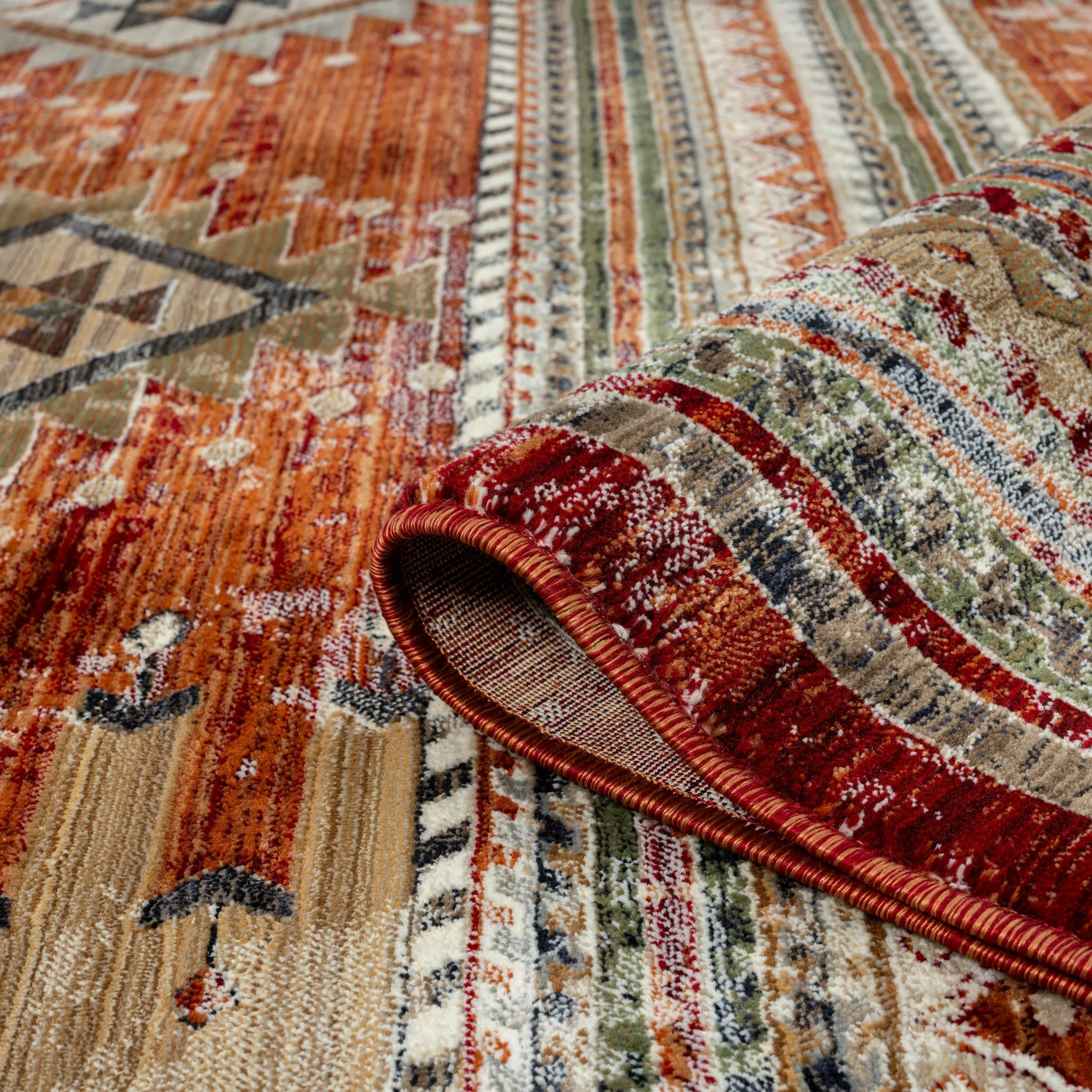Petra Southwestern Power-Loom Area Rug