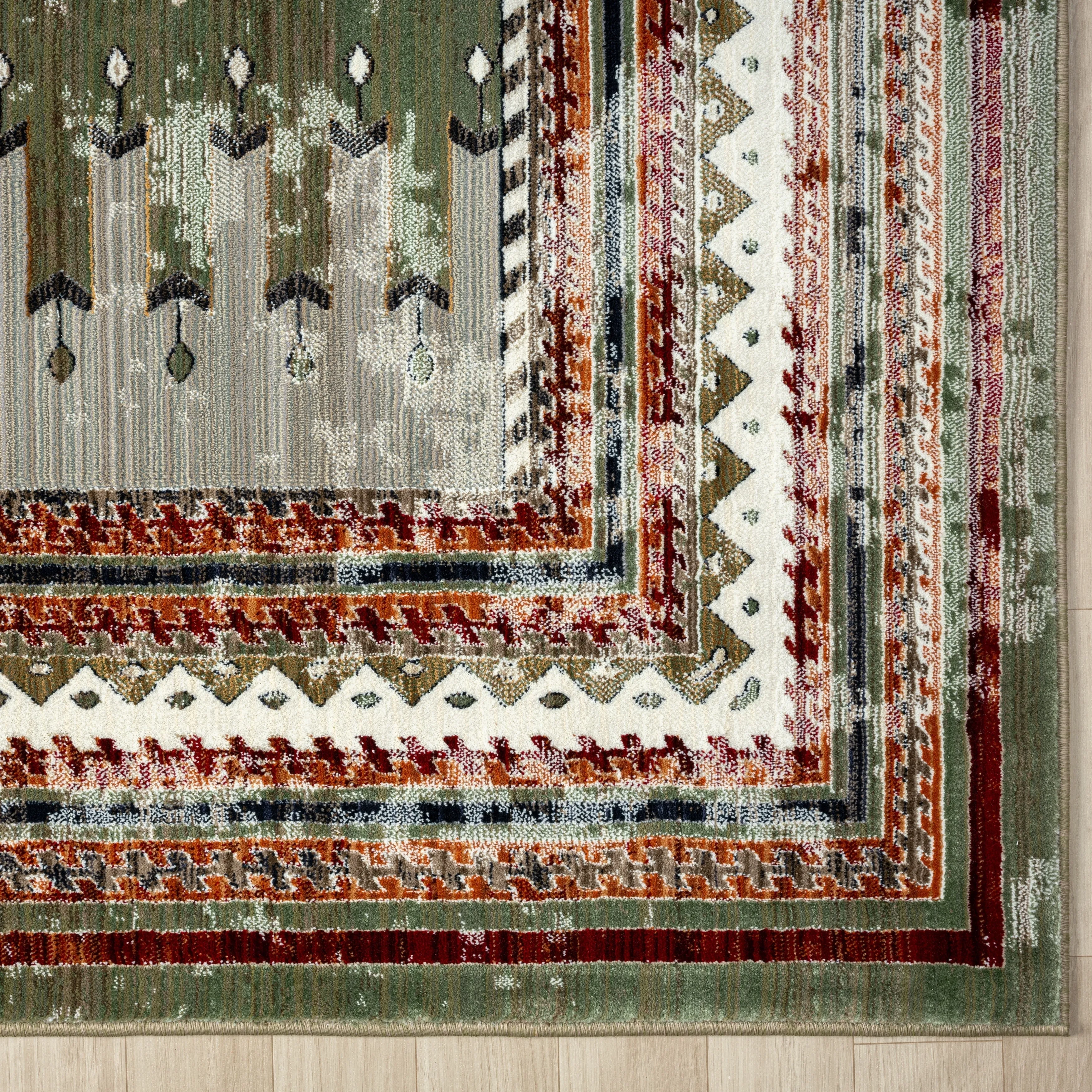 Petra Southwestern Power-Loom Area Rug