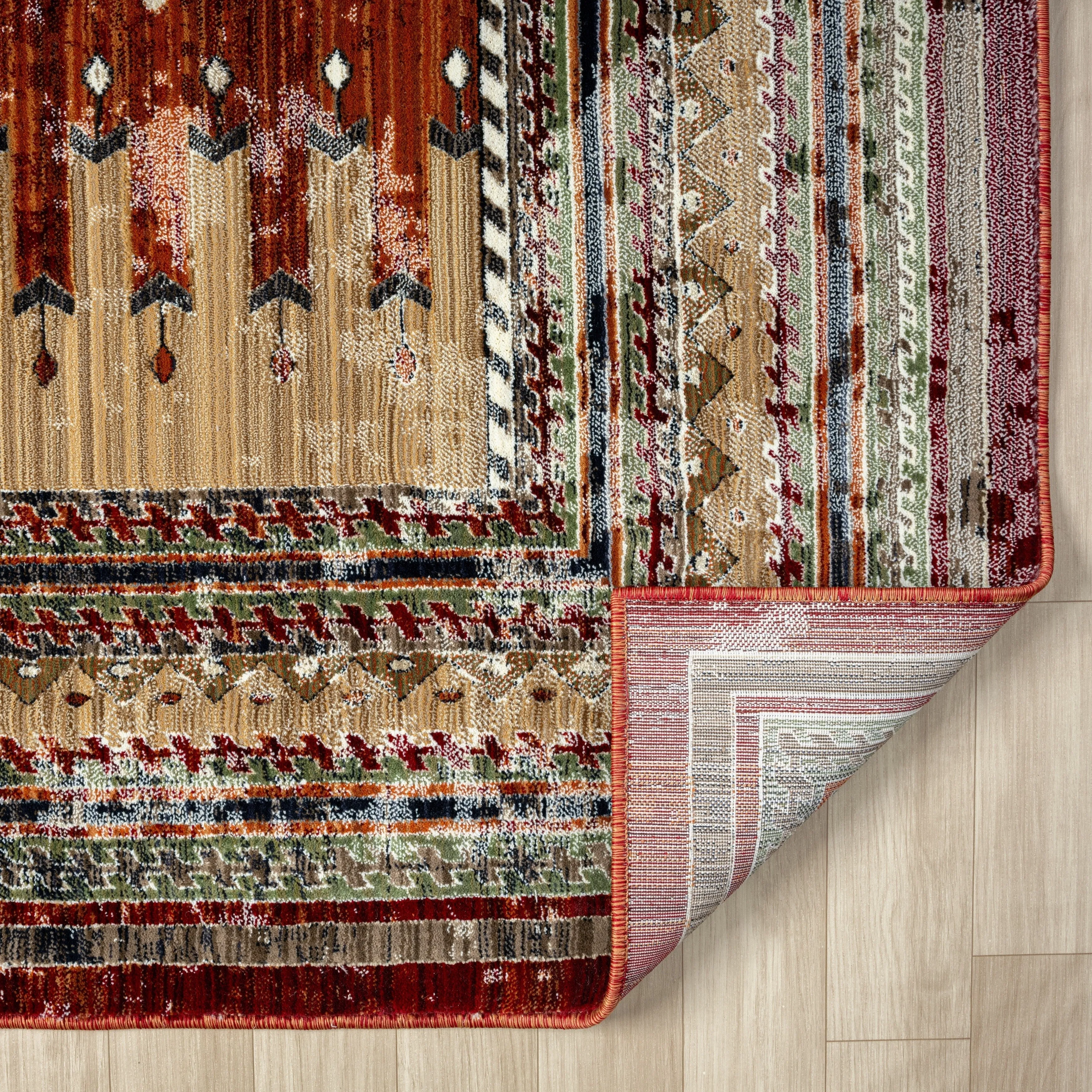 Petra Southwestern Power-Loom Area Rug