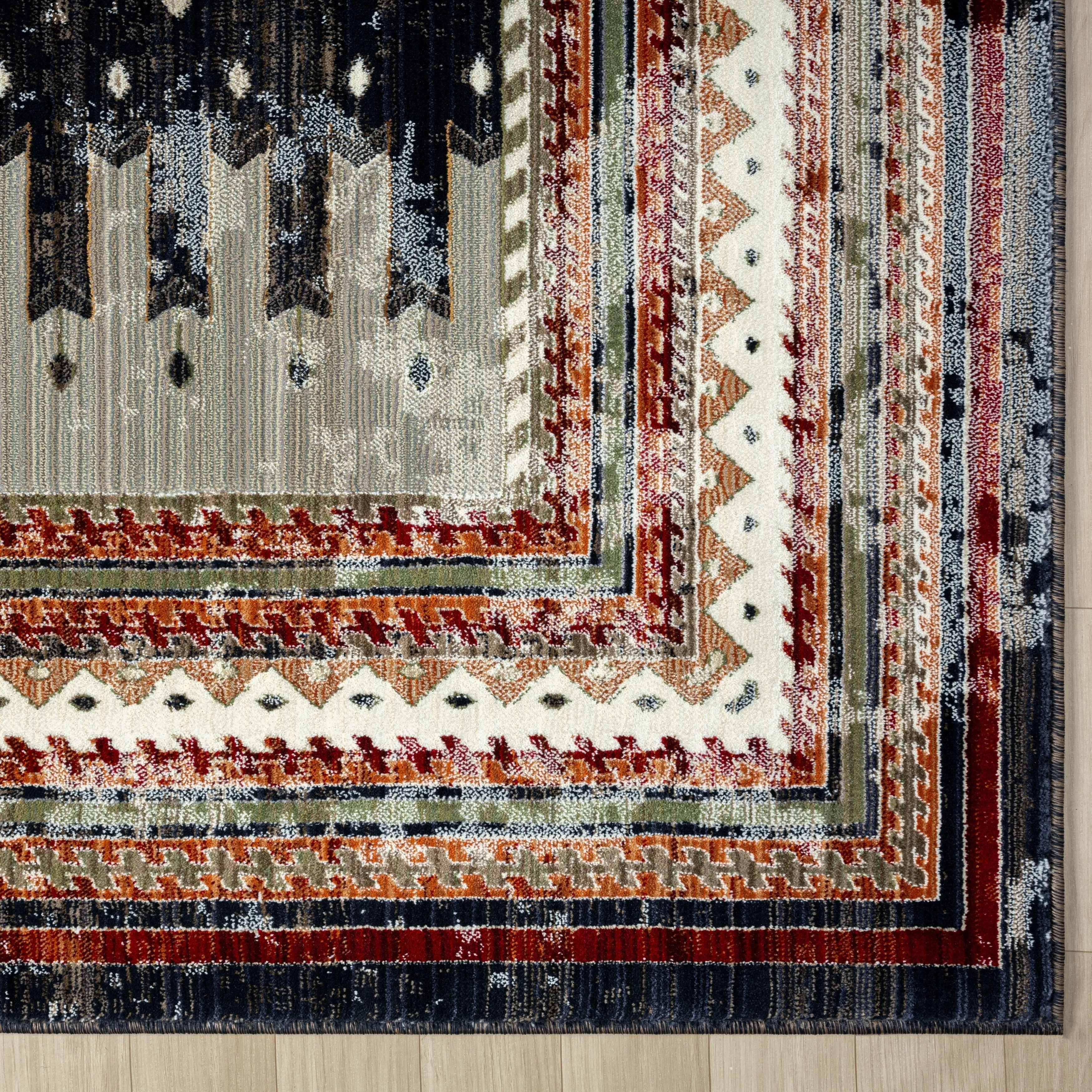 Petra Southwestern Power-Loom Area Rug