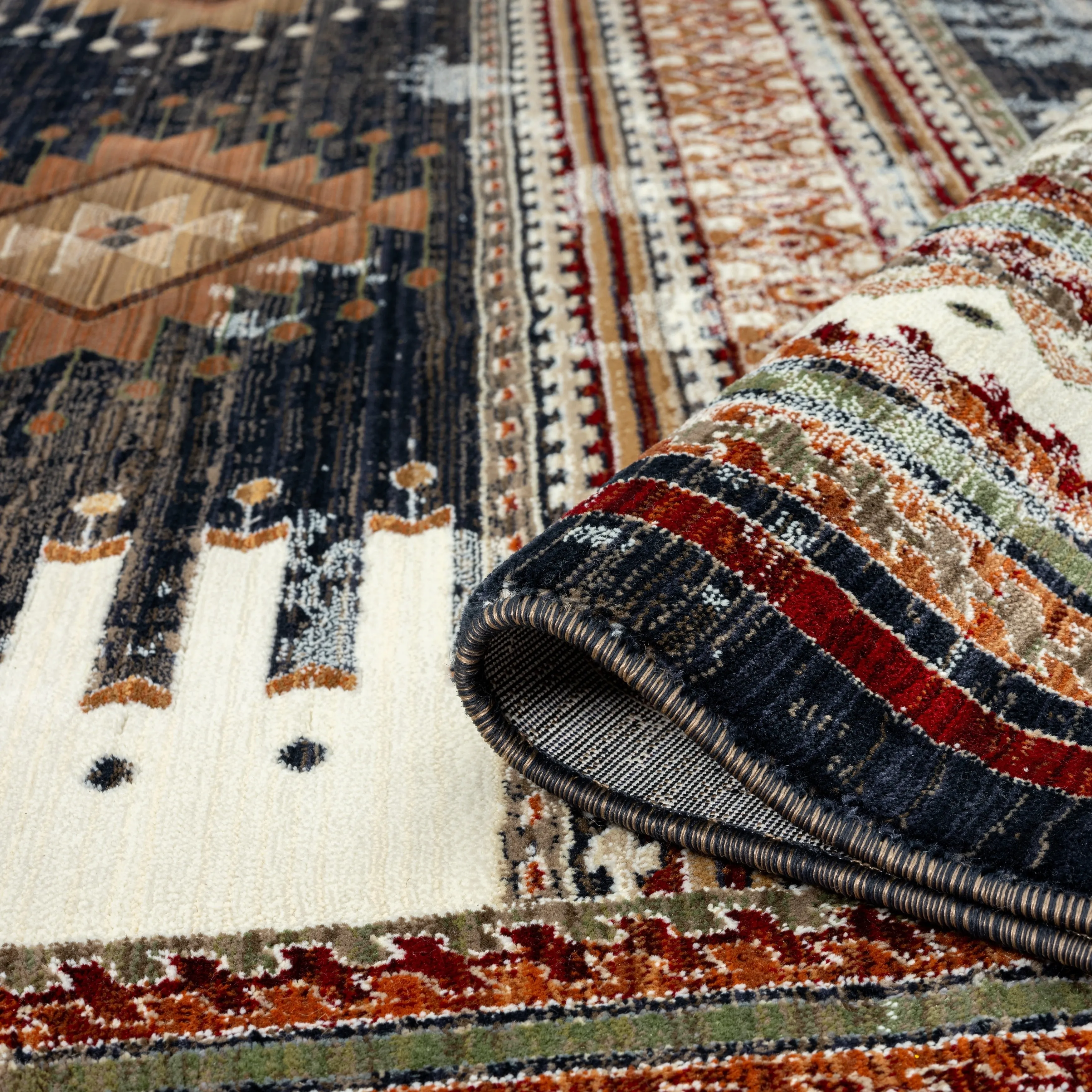 Petra Southwestern Power-Loom Area Rug