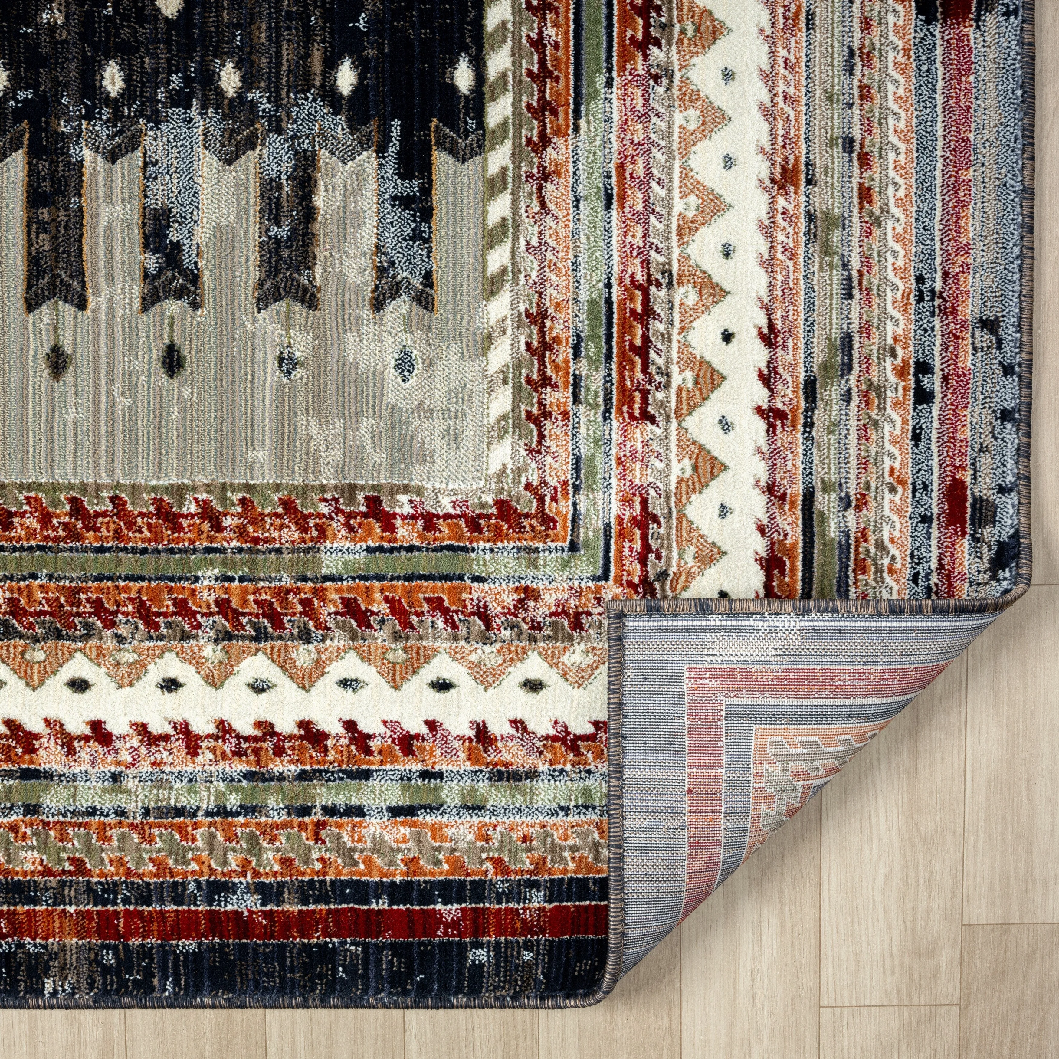 Petra Southwestern Power-Loom Area Rug