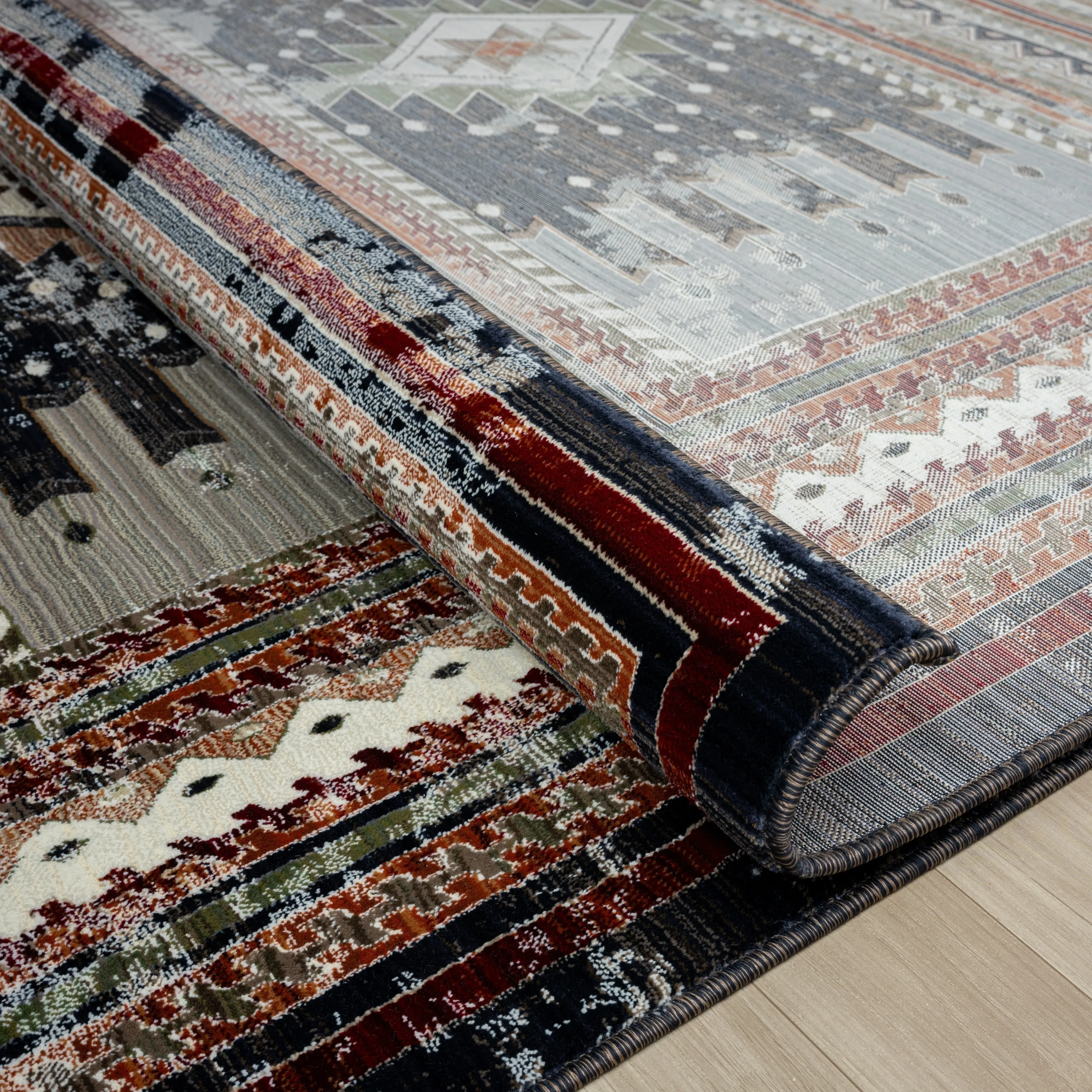 Petra Southwestern Power-Loom Area Rug