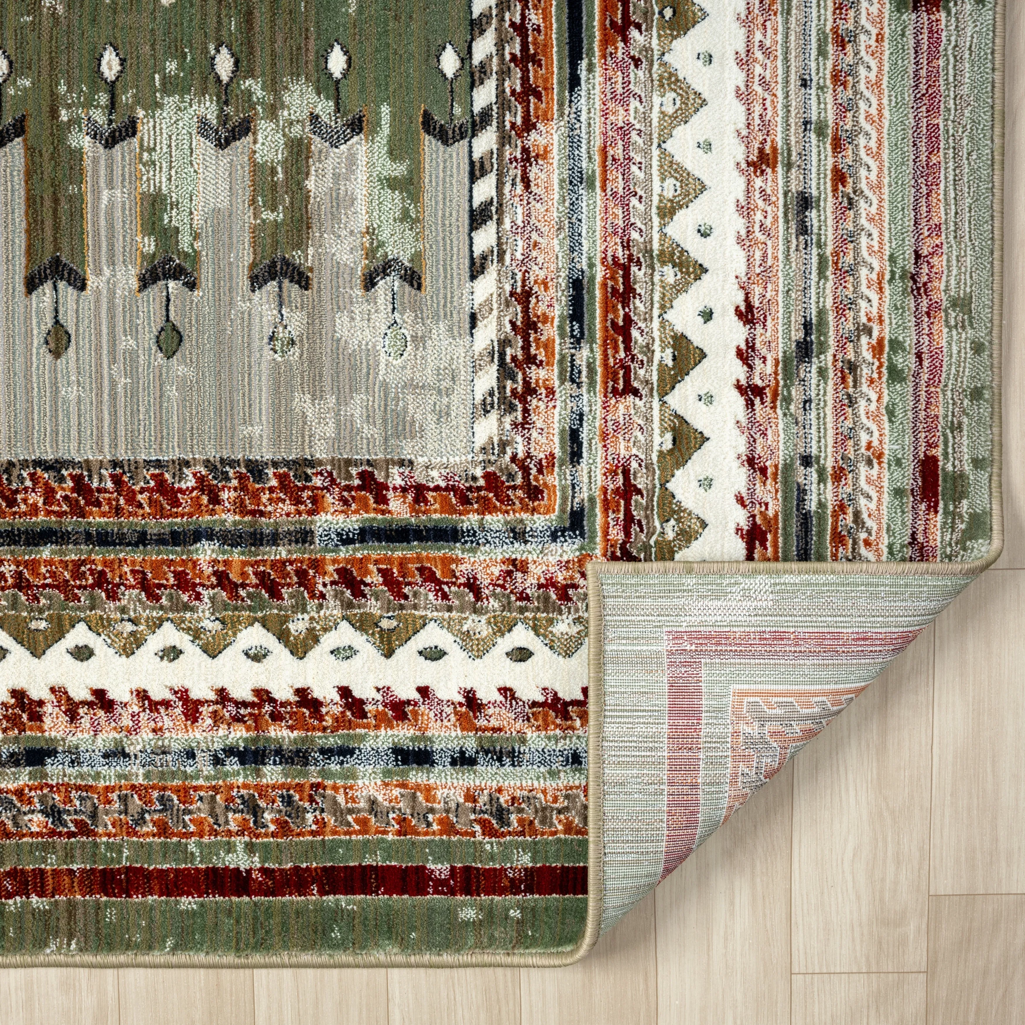 Petra Southwestern Power-Loom Area Rug