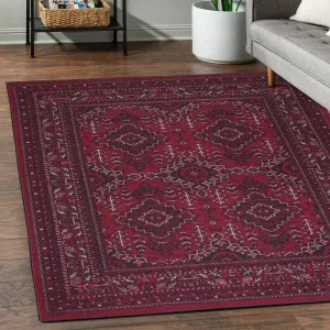 Playa Rug Denali Design. Machine Washable - Eco Friendly. Non-Slip Backing. Stain-Resistant Area Rug/Runner Rug