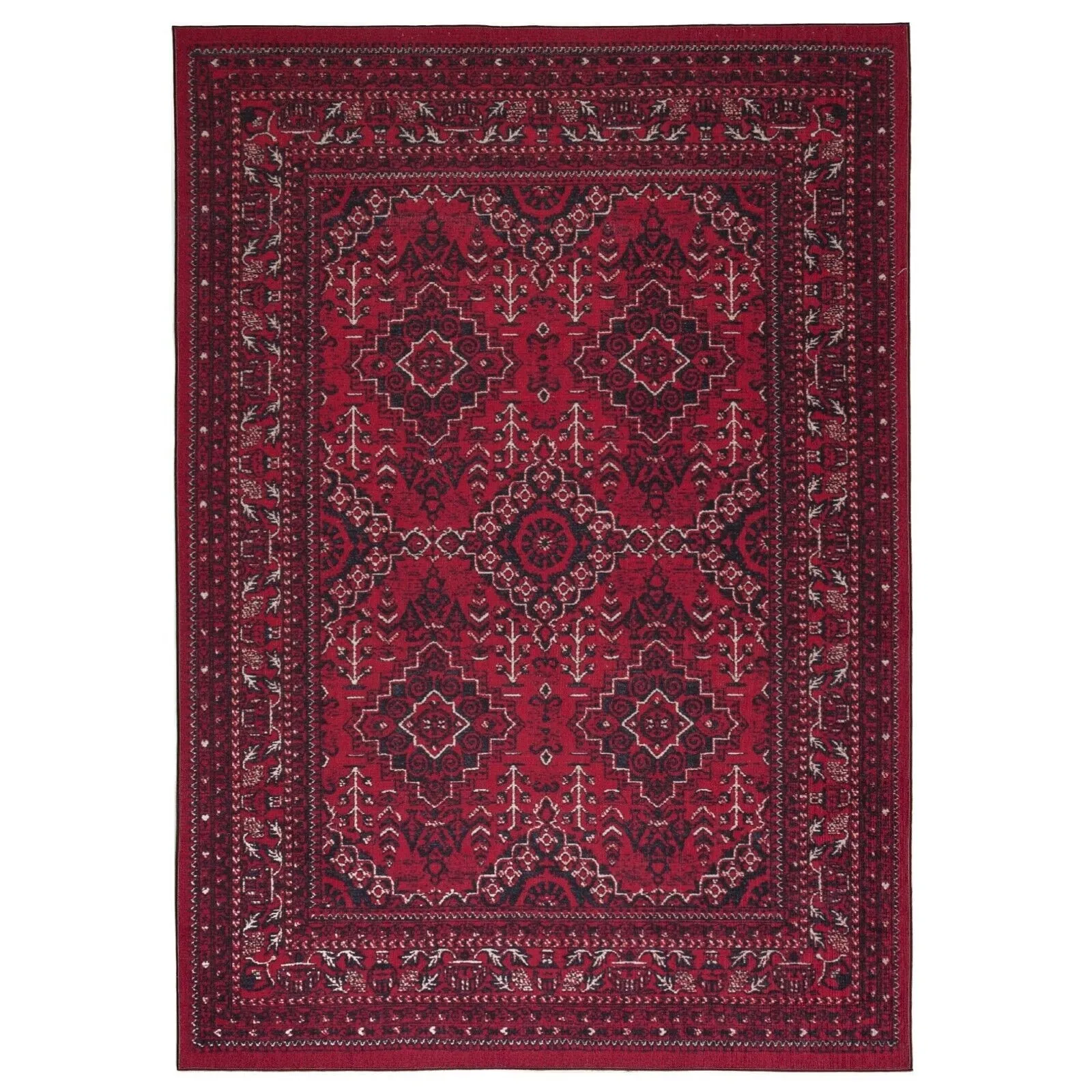 Playa Rug Denali Design. Machine Washable - Eco Friendly. Non-Slip Backing. Stain-Resistant Area Rug/Runner Rug