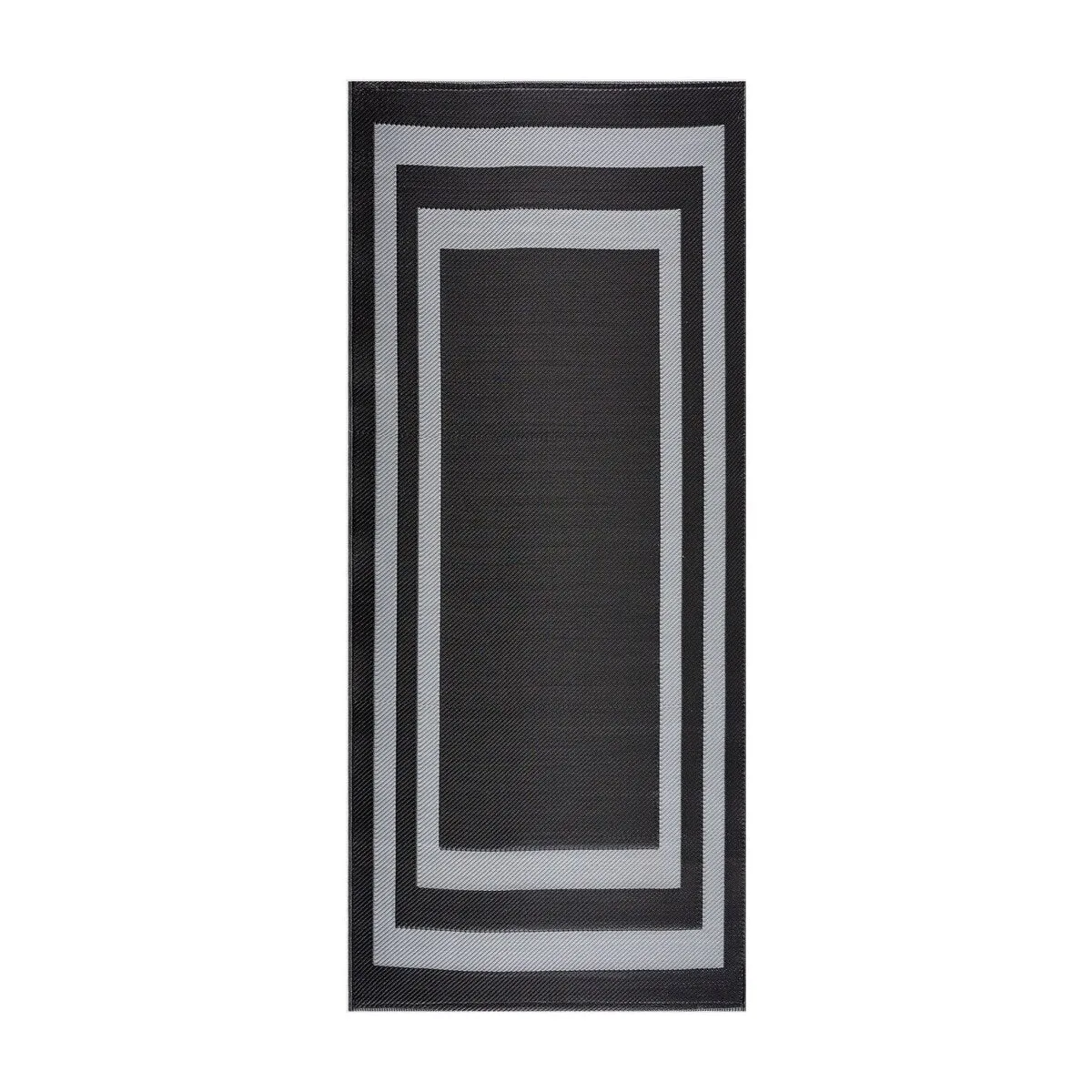 Playa Rug Outdoor Recycled Reversible Plastic Folded Mat/Rug Paris Collection Lightweight & Weather. Water and UV Resistant