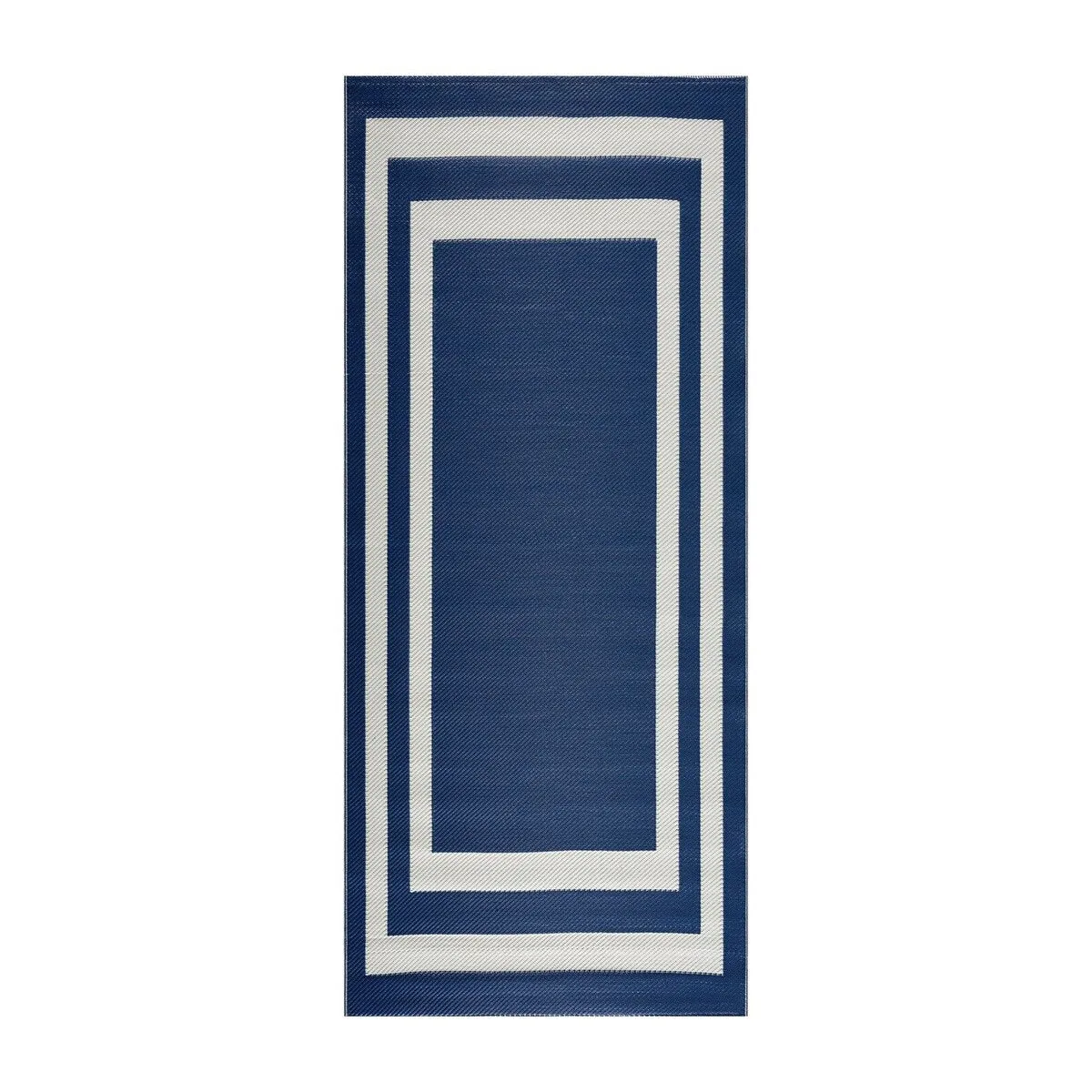 Playa Rug Outdoor Recycled Reversible Plastic Folded Mat/Rug Paris Collection Lightweight & Weather. Water and UV Resistant