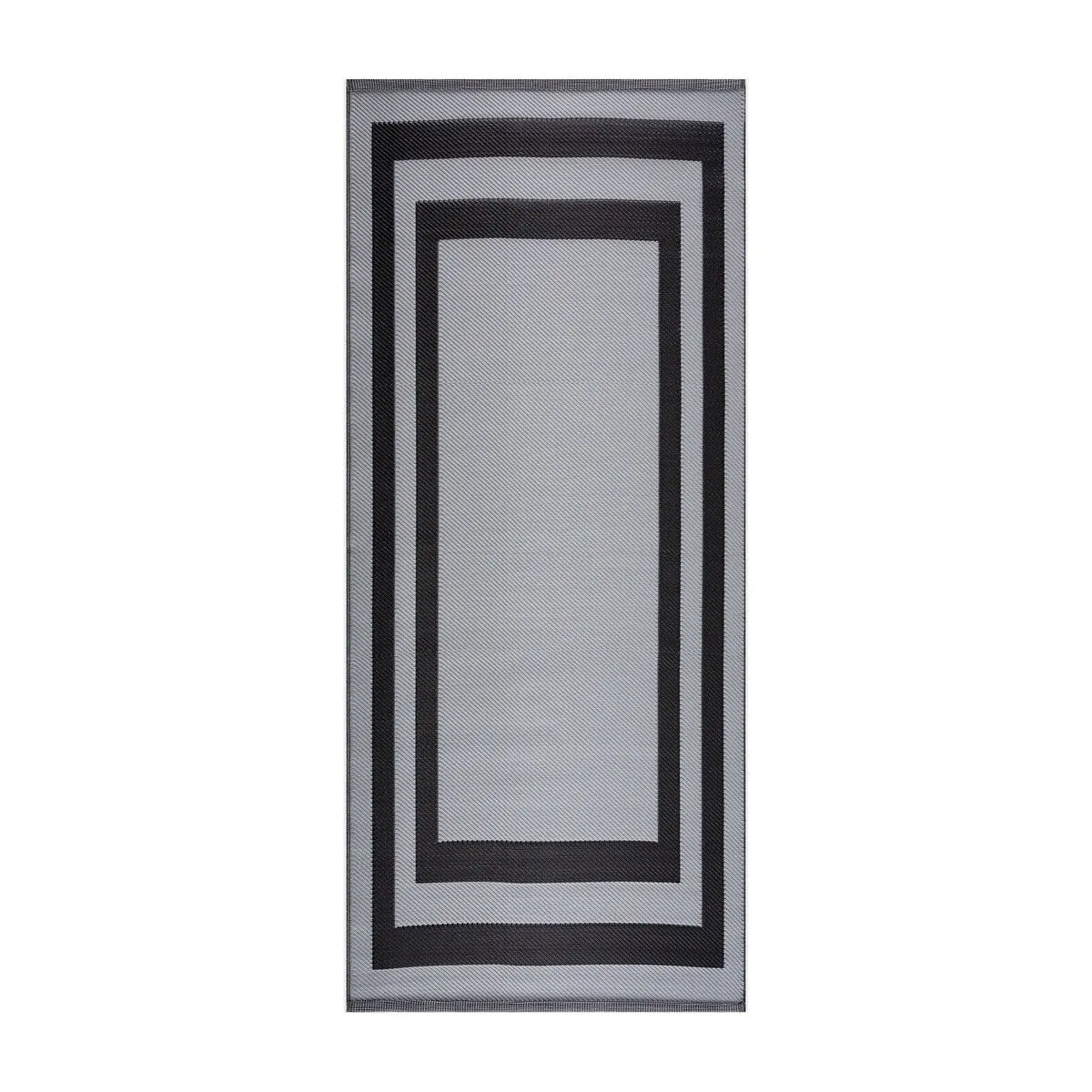 Playa Rug Outdoor Recycled Reversible Plastic Folded Mat/Rug Paris Collection Lightweight & Weather. Water and UV Resistant