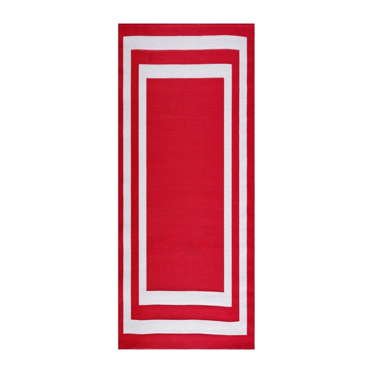 Playa Rug Outdoor Recycled Reversible Plastic Folded Mat/Rug Paris Collection Lightweight & Weather. Water and UV Resistant