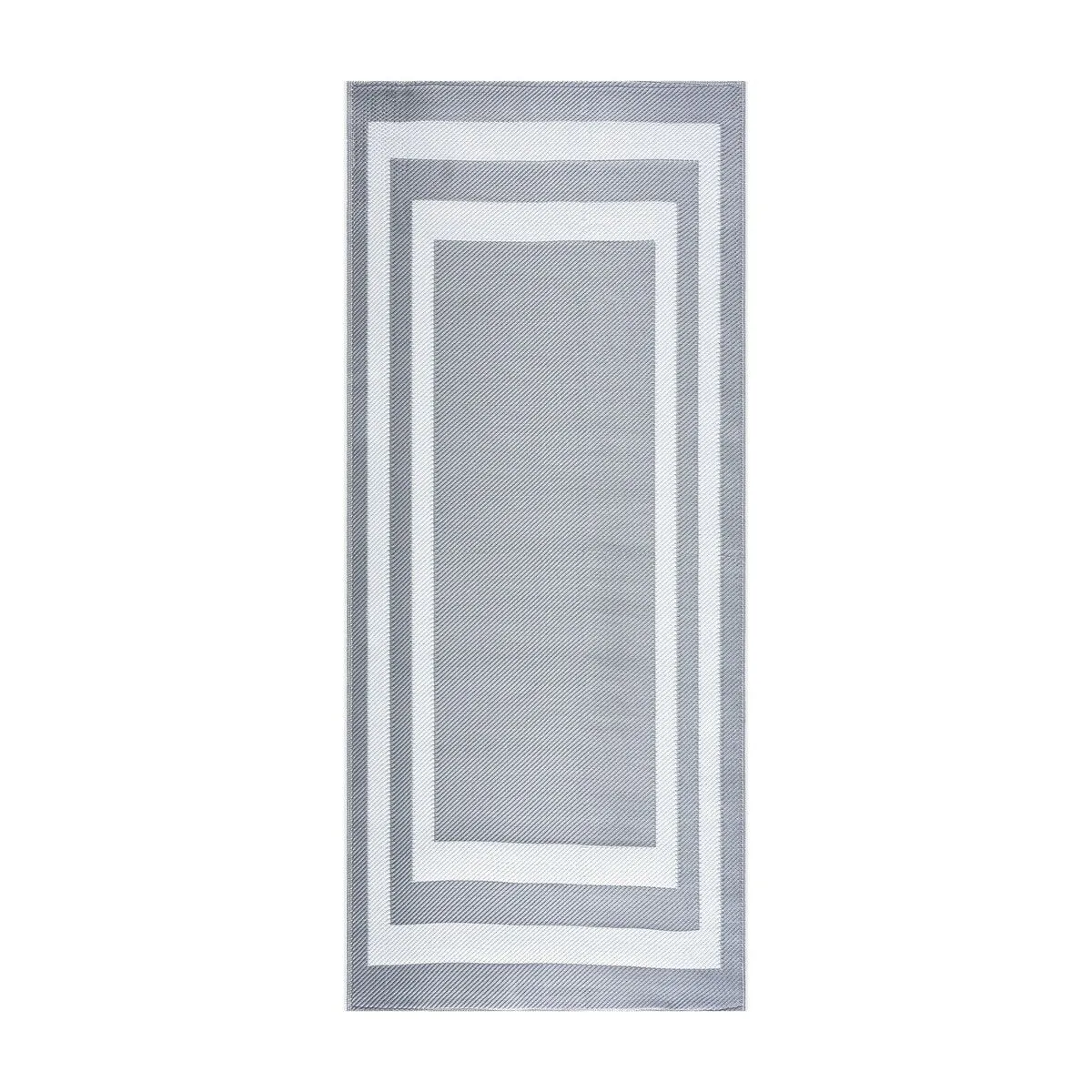 Playa Rug Outdoor Recycled Reversible Plastic Folded Mat/Rug Paris Collection Lightweight & Weather. Water and UV Resistant