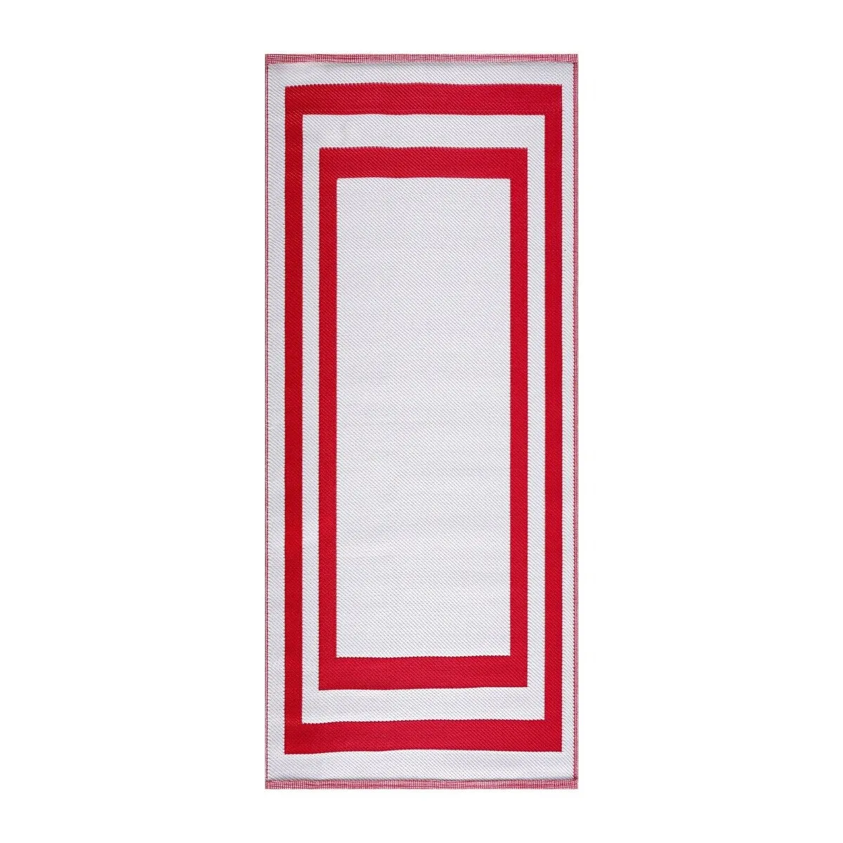 Playa Rug Outdoor Recycled Reversible Plastic Folded Mat/Rug Paris Collection Lightweight & Weather. Water and UV Resistant