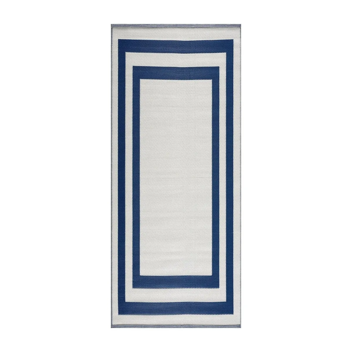 Playa Rug Outdoor Recycled Reversible Plastic Folded Mat/Rug Paris Collection Lightweight & Weather. Water and UV Resistant