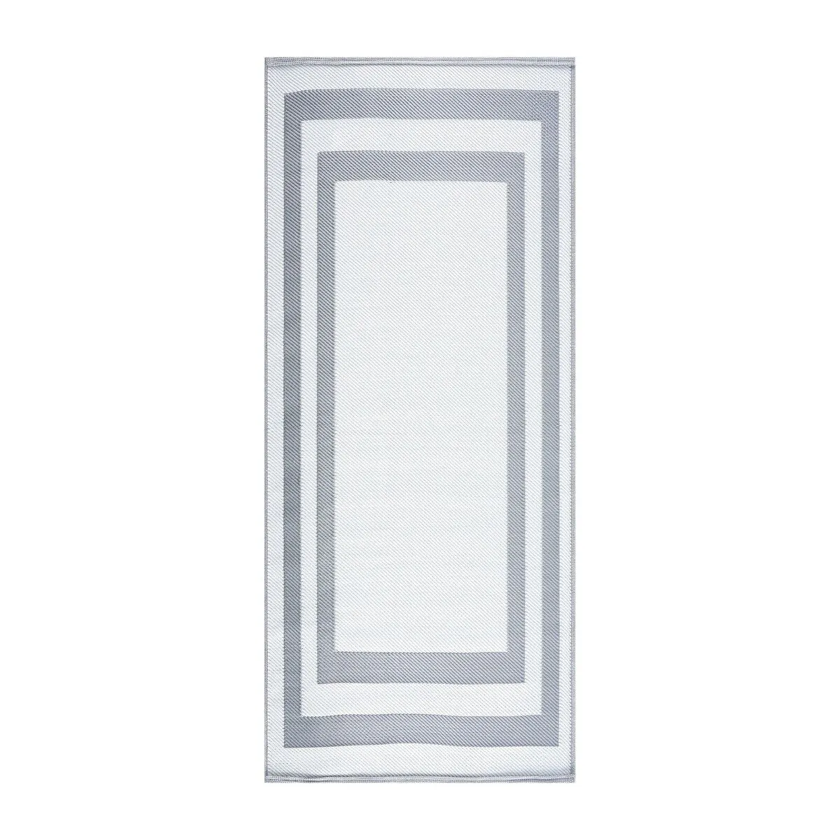 Playa Rug Outdoor Recycled Reversible Plastic Folded Mat/Rug Paris Collection Lightweight & Weather. Water and UV Resistant