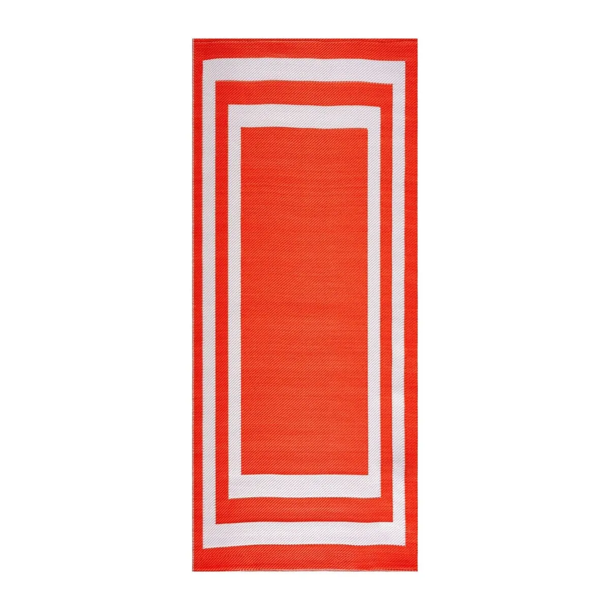 Playa Rug Outdoor Recycled Reversible Plastic Folded Mat/Rug Paris Collection Lightweight & Weather. Water and UV Resistant