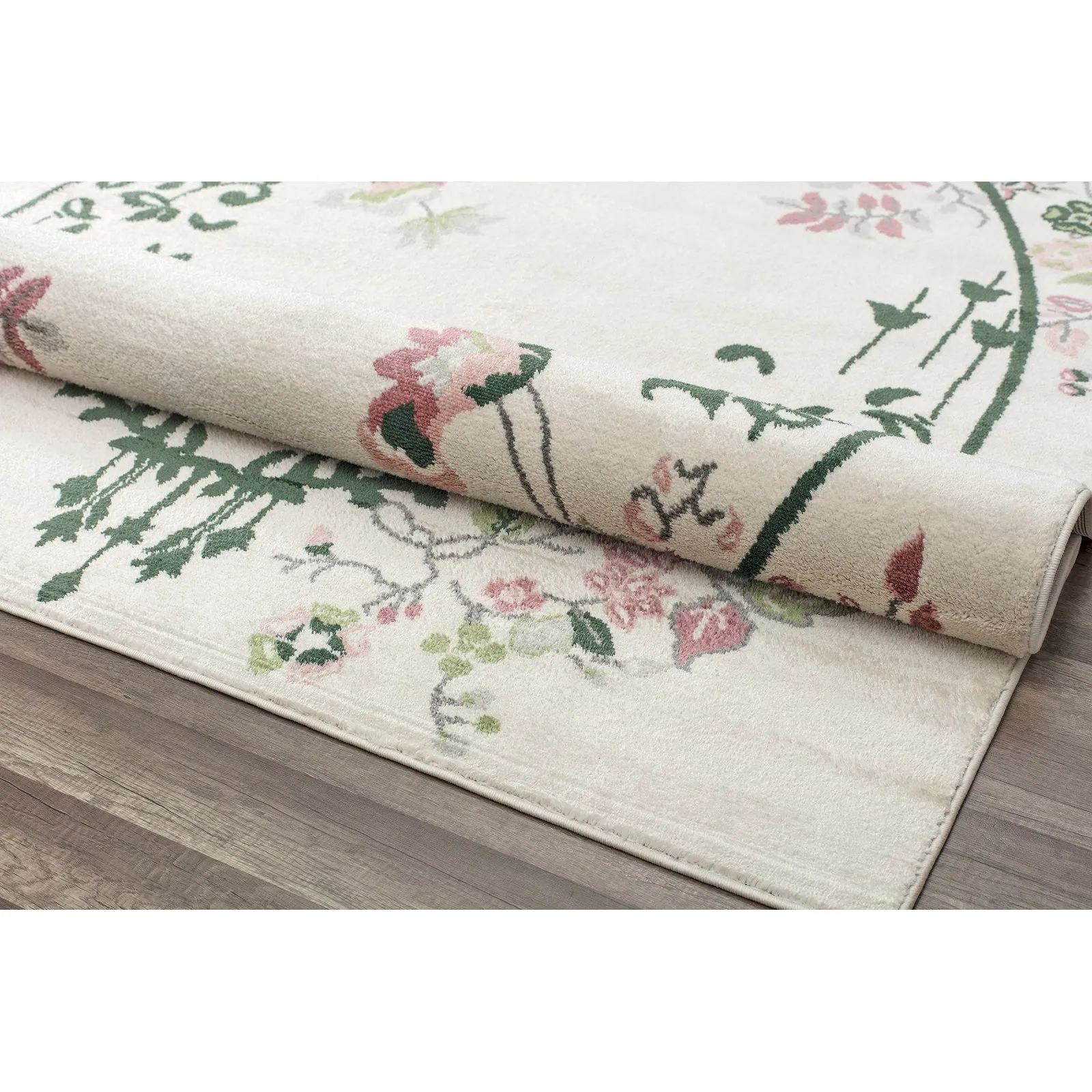 Porch & Den Caiden Magnolia Floral Area Rug