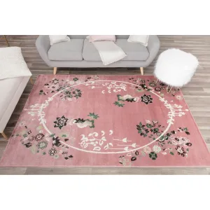 Porch & Den Caiden Magnolia Floral Area Rug