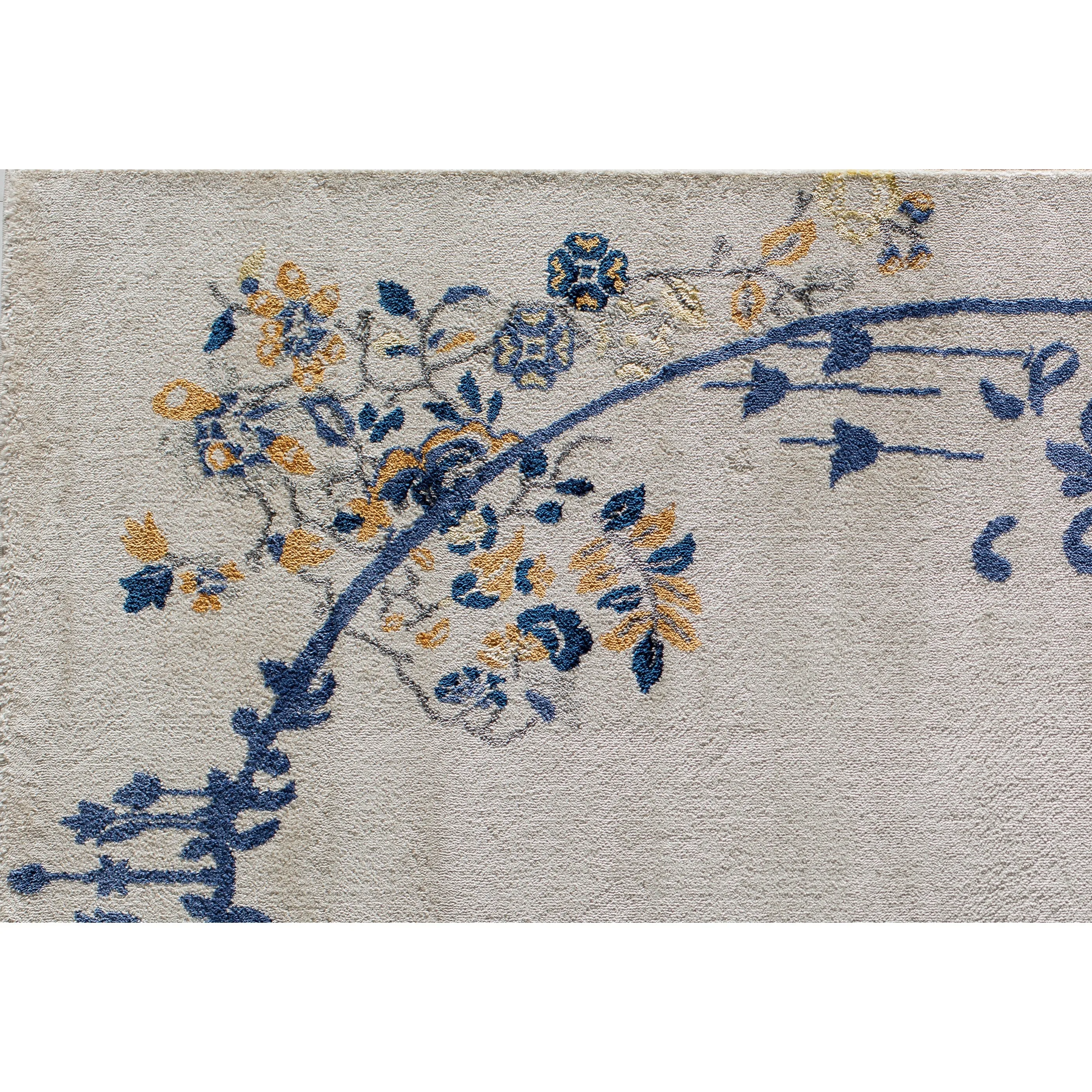 Porch & Den Caiden Magnolia Floral Area Rug