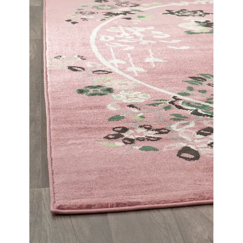 Porch & Den Caiden Magnolia Floral Area Rug