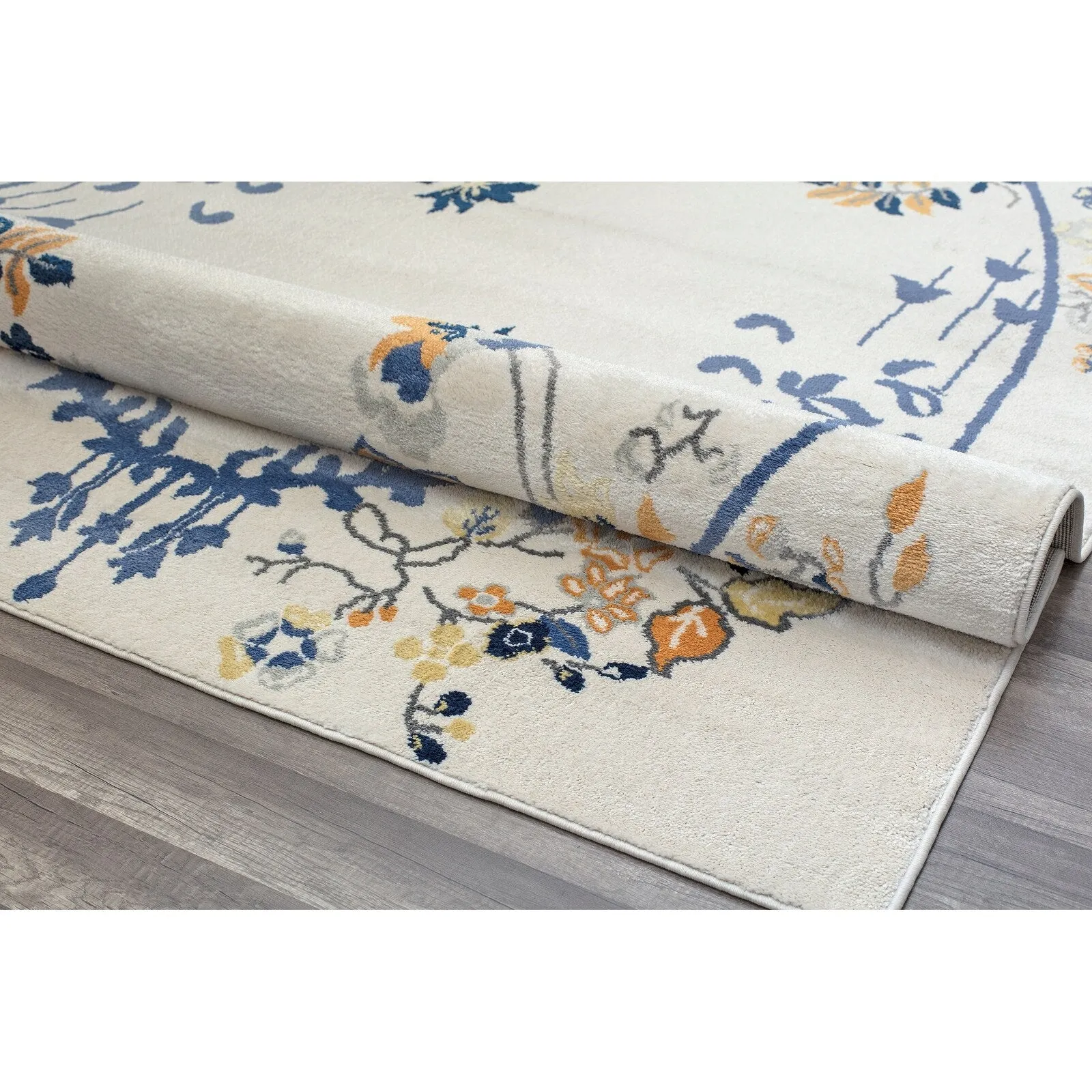 Porch & Den Caiden Magnolia Floral Area Rug