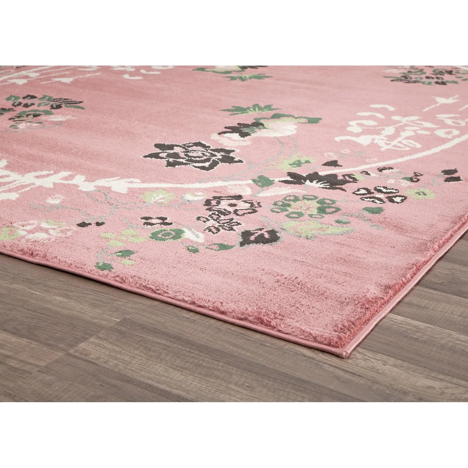 Porch & Den Caiden Magnolia Floral Area Rug