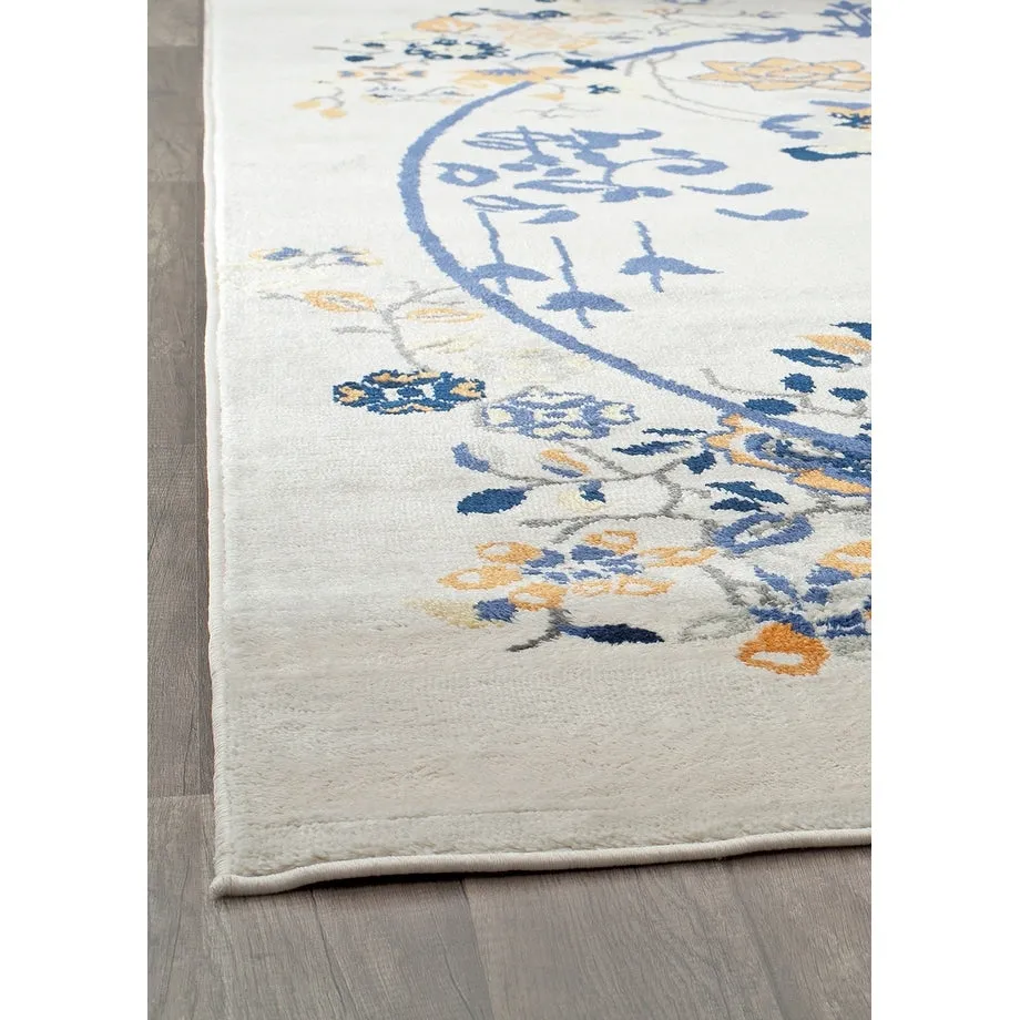 Porch & Den Caiden Magnolia Floral Area Rug