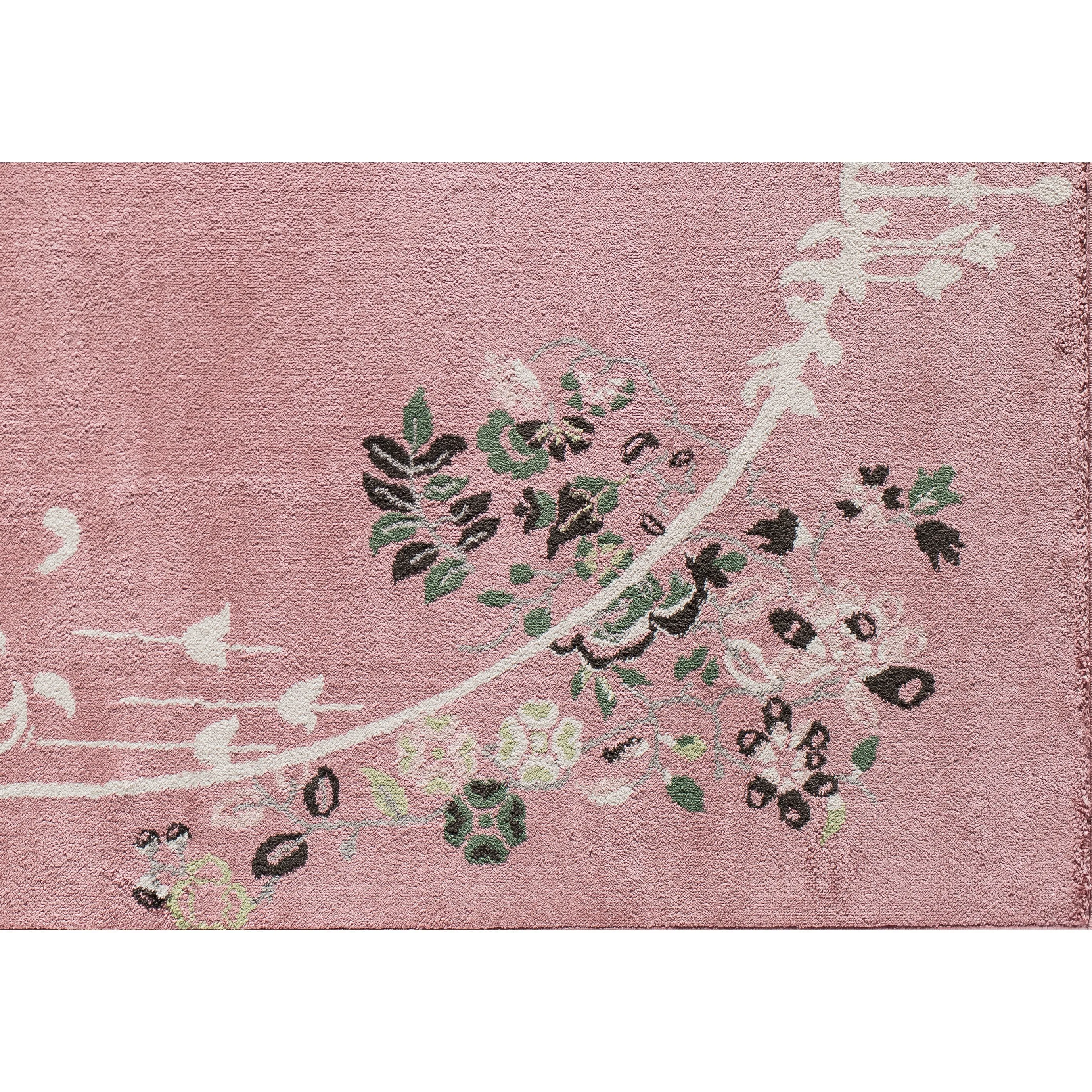 Porch & Den Caiden Magnolia Floral Area Rug