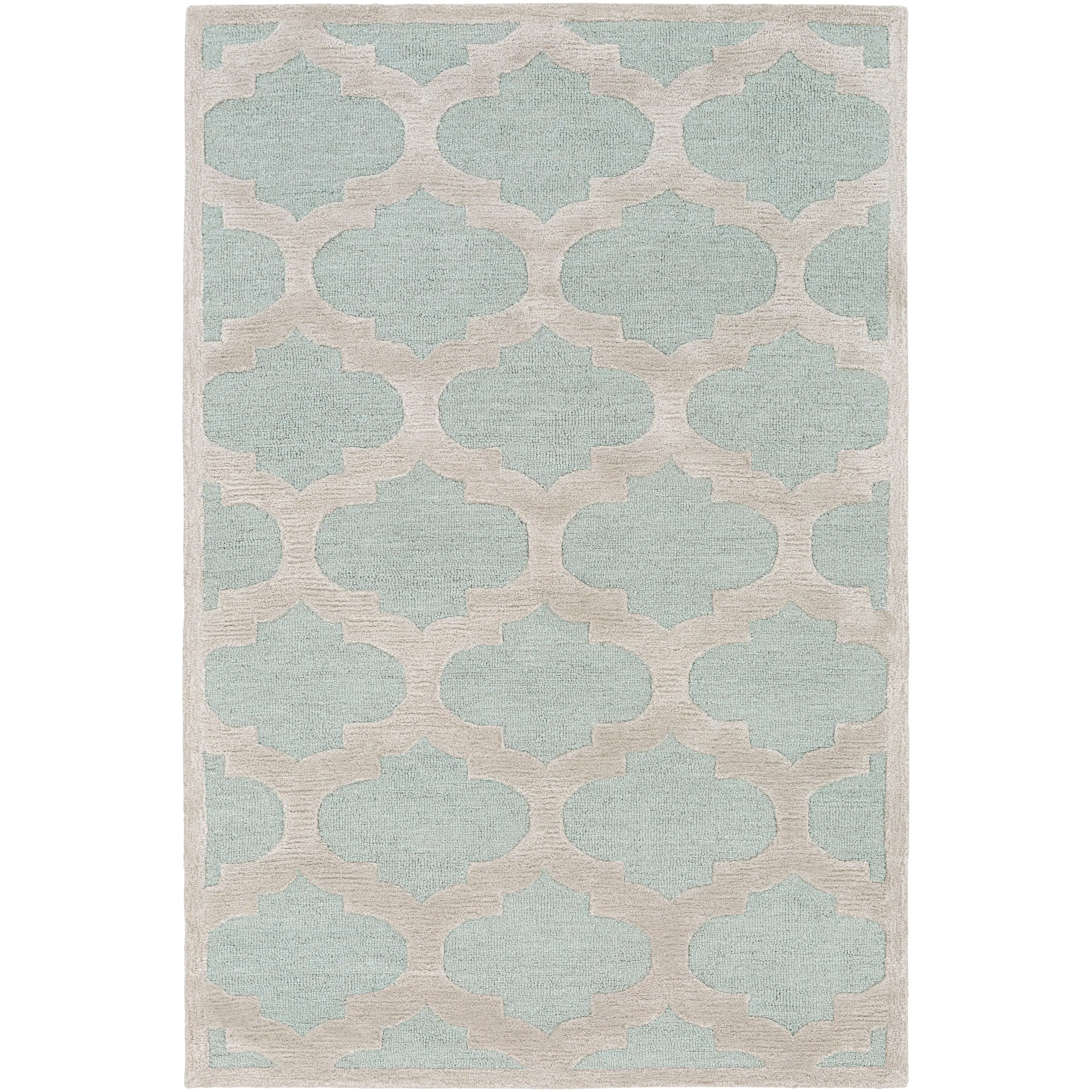 Porch & Den Henderson Hand-tufted Moroccan Trellis Wool Accent Rug - 2' x 3'