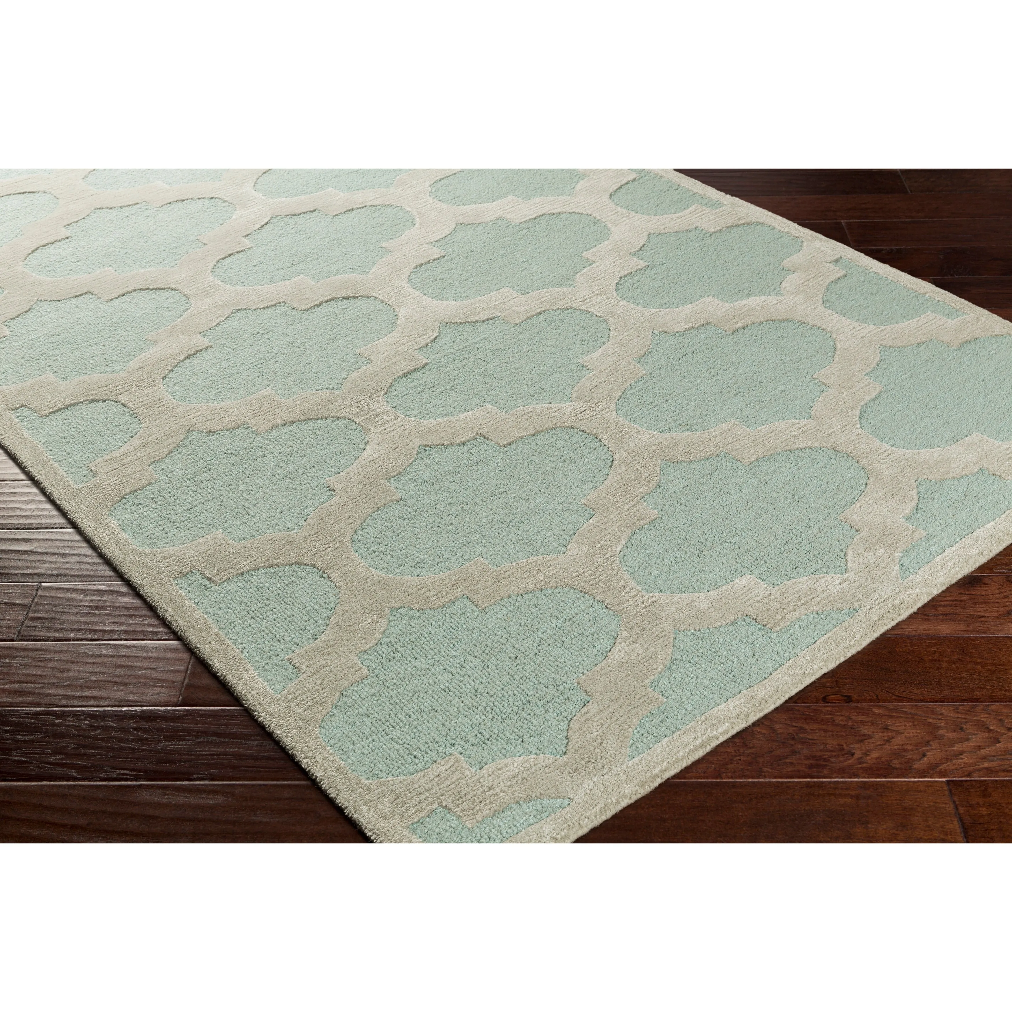 Porch & Den Henderson Hand-tufted Moroccan Trellis Wool Accent Rug - 2' x 3'