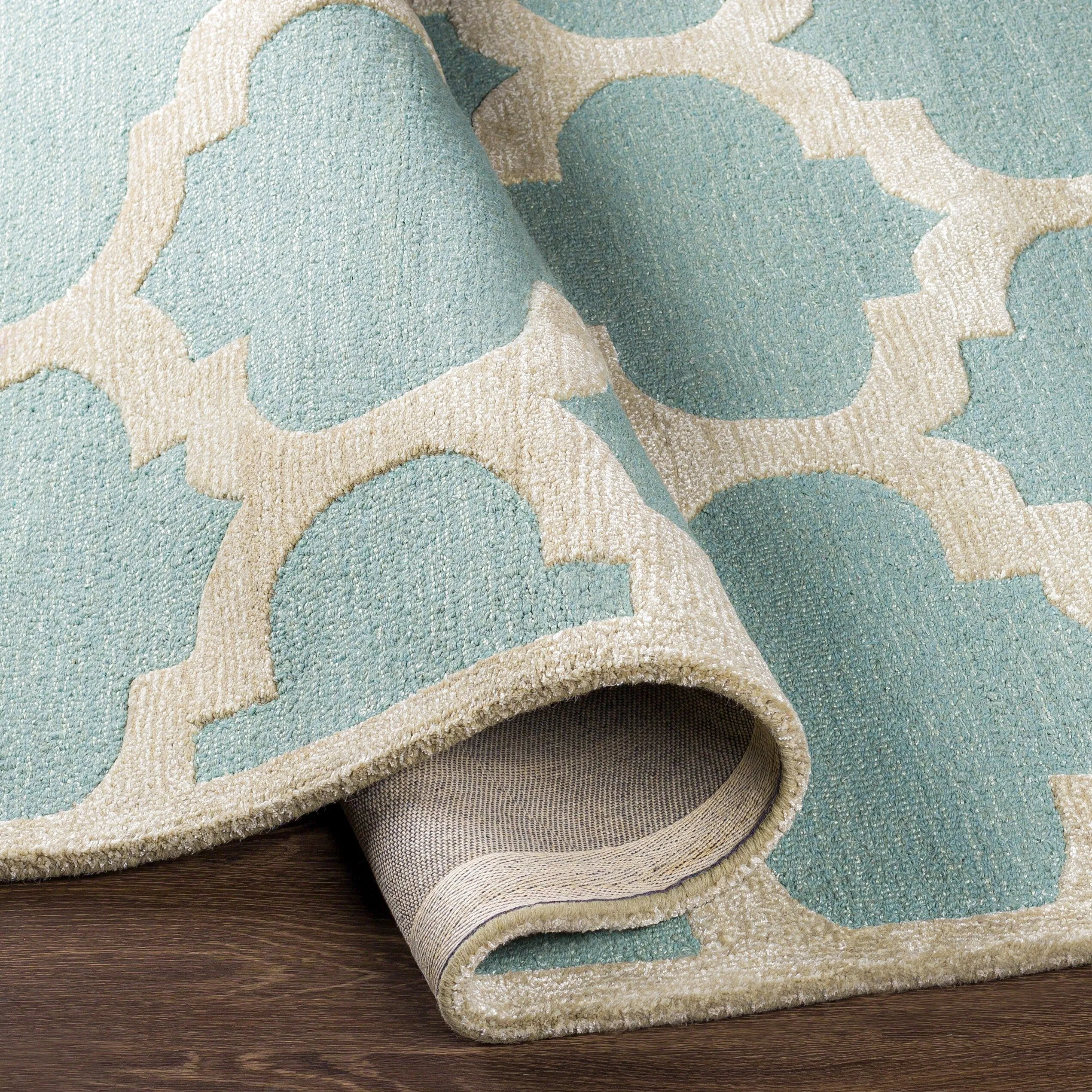 Porch & Den Henderson Hand-tufted Moroccan Trellis Wool Accent Rug - 2' x 3'