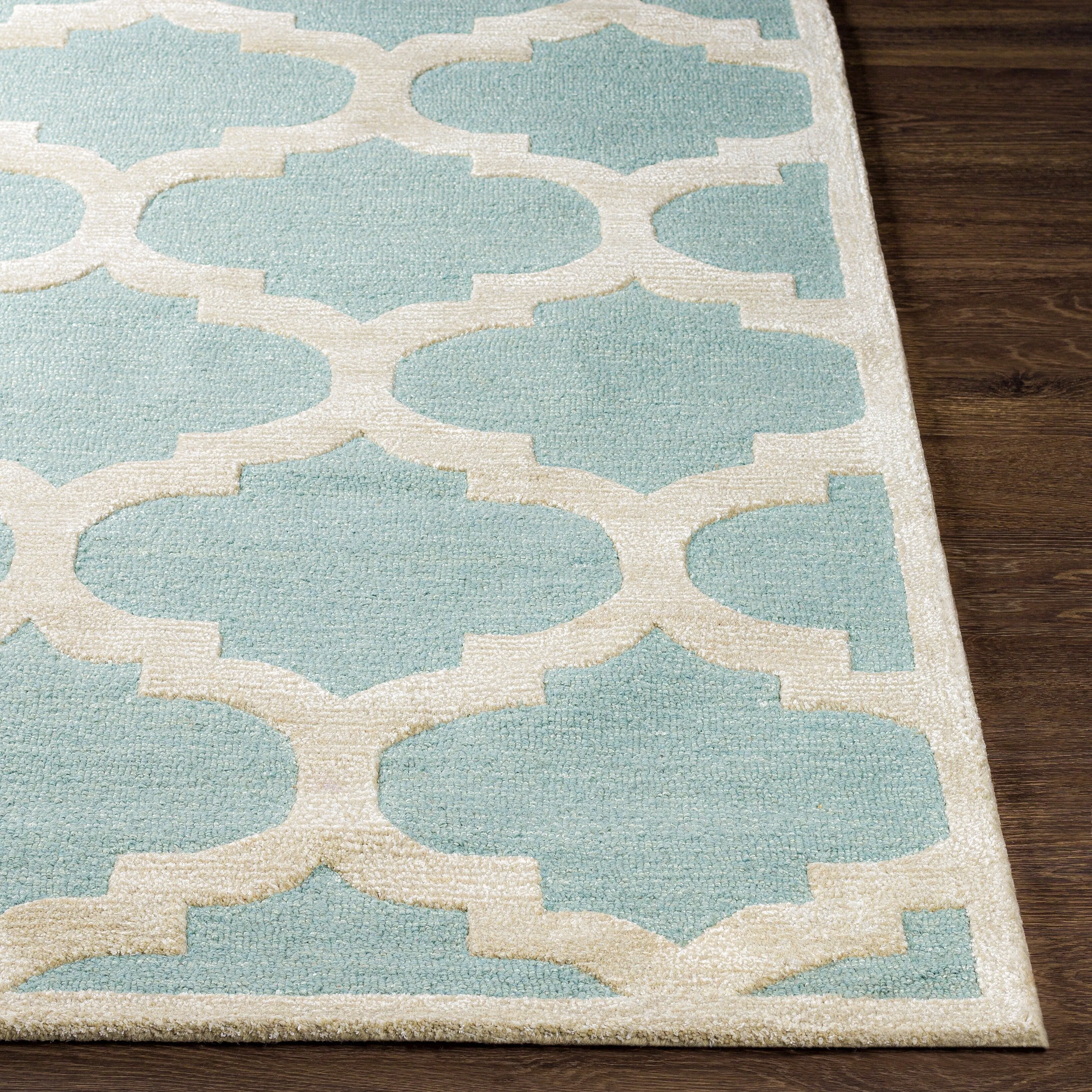 Porch & Den Henderson Hand-tufted Moroccan Trellis Wool Accent Rug - 2' x 3'