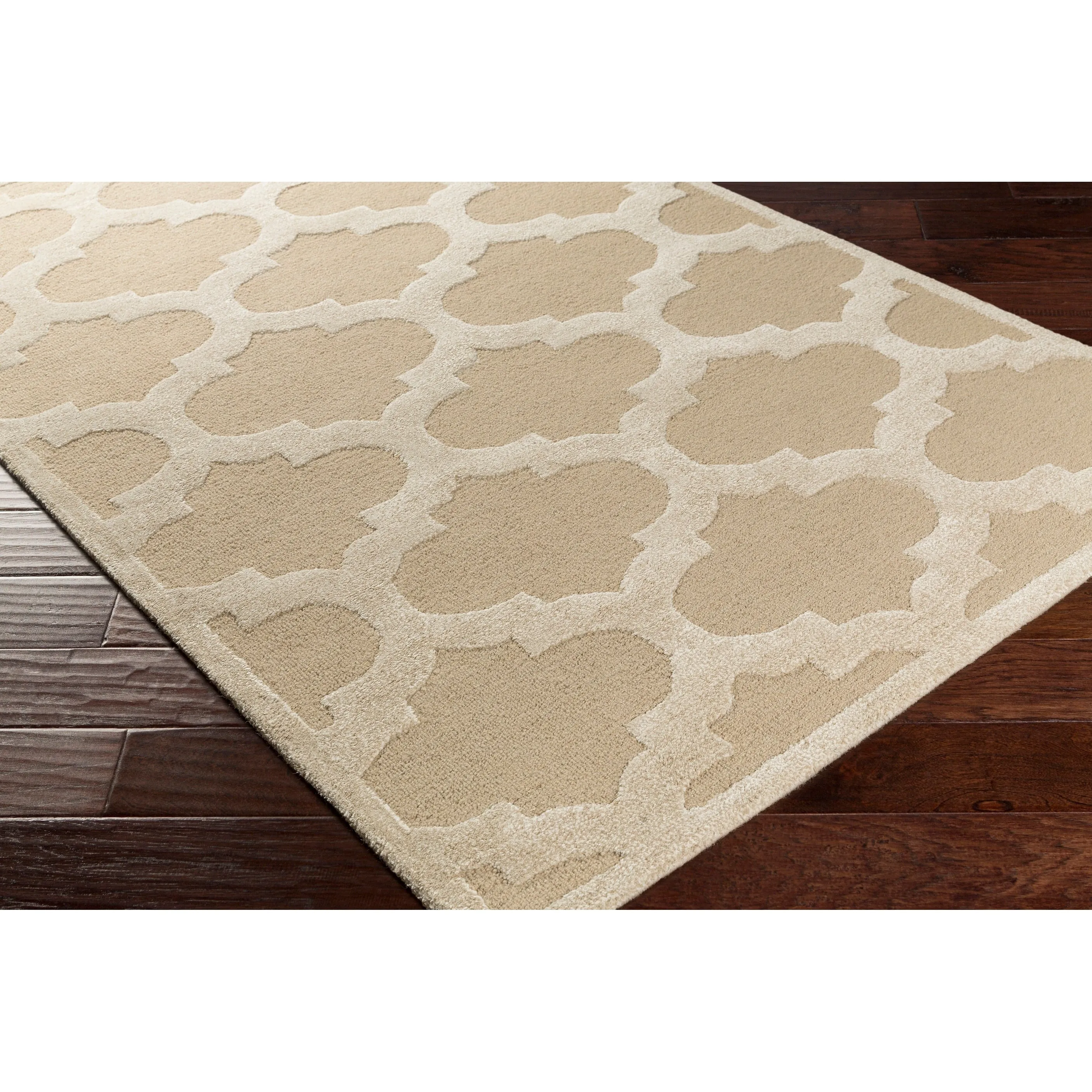 Porch & Den Henderson Hand-tufted Moroccan Trellis Wool Accent Rug - 2' x 3'