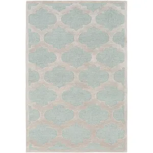 Porch & Den Henderson Hand-tufted Moroccan Trellis Wool Accent Rug - 2' x 3'