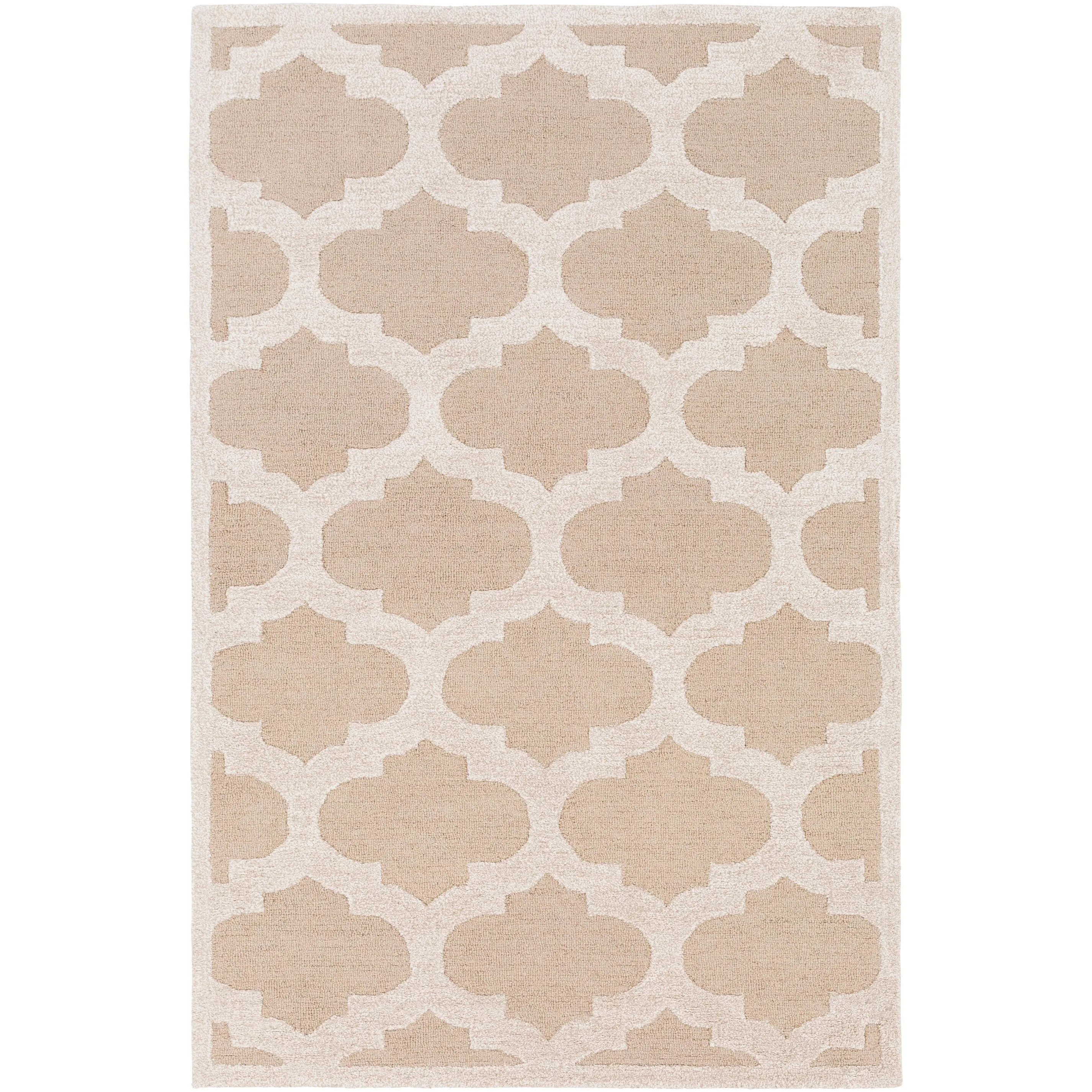 Porch & Den Henderson Hand-tufted Moroccan Trellis Wool Accent Rug - 2' x 3'