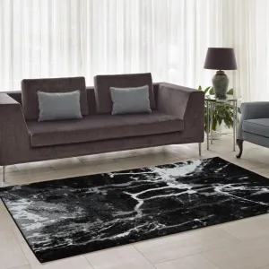 Porch & Den Westway Black/ White/ Grey Soft Abstract Area Rug