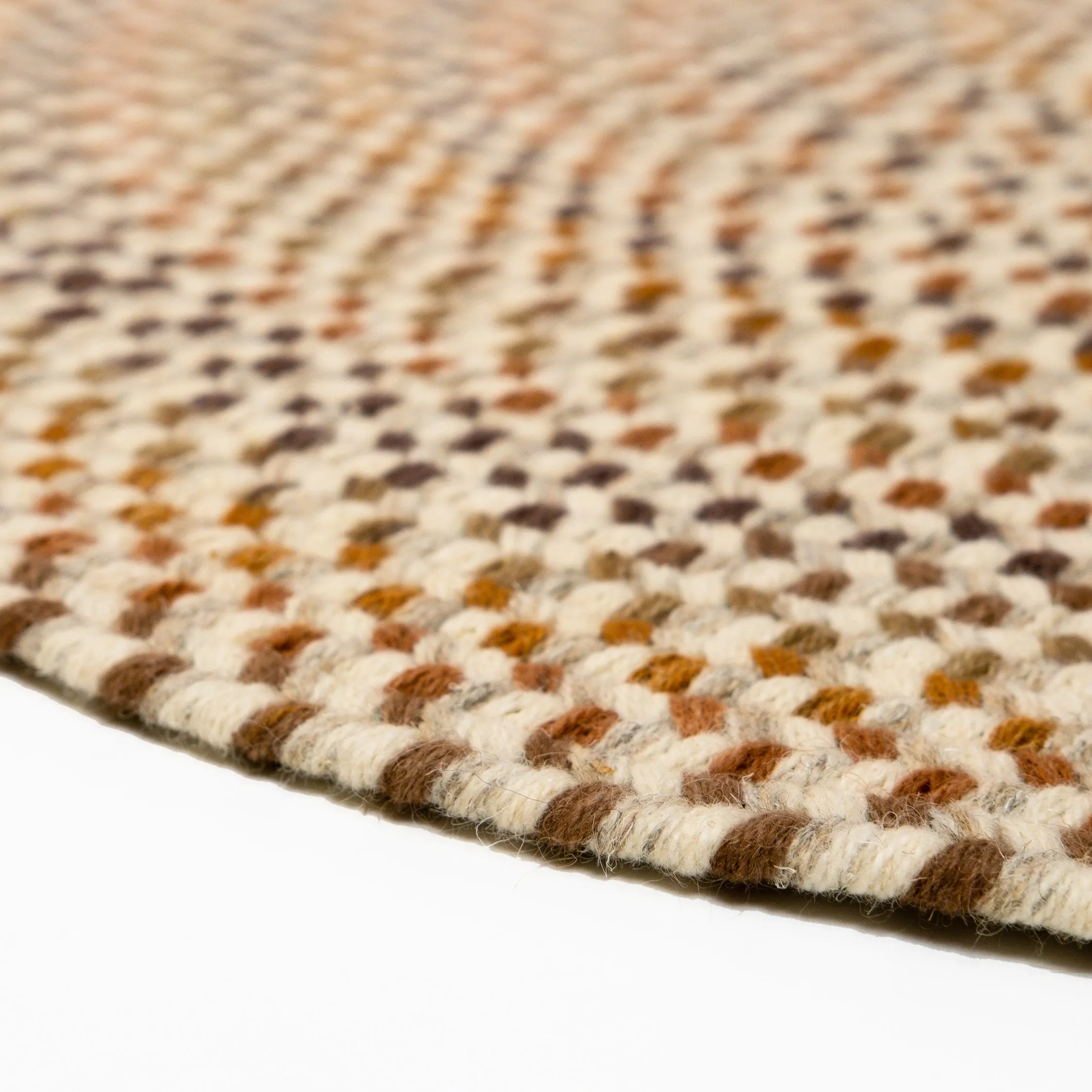 Premier Woven Wool Braided Area Rug