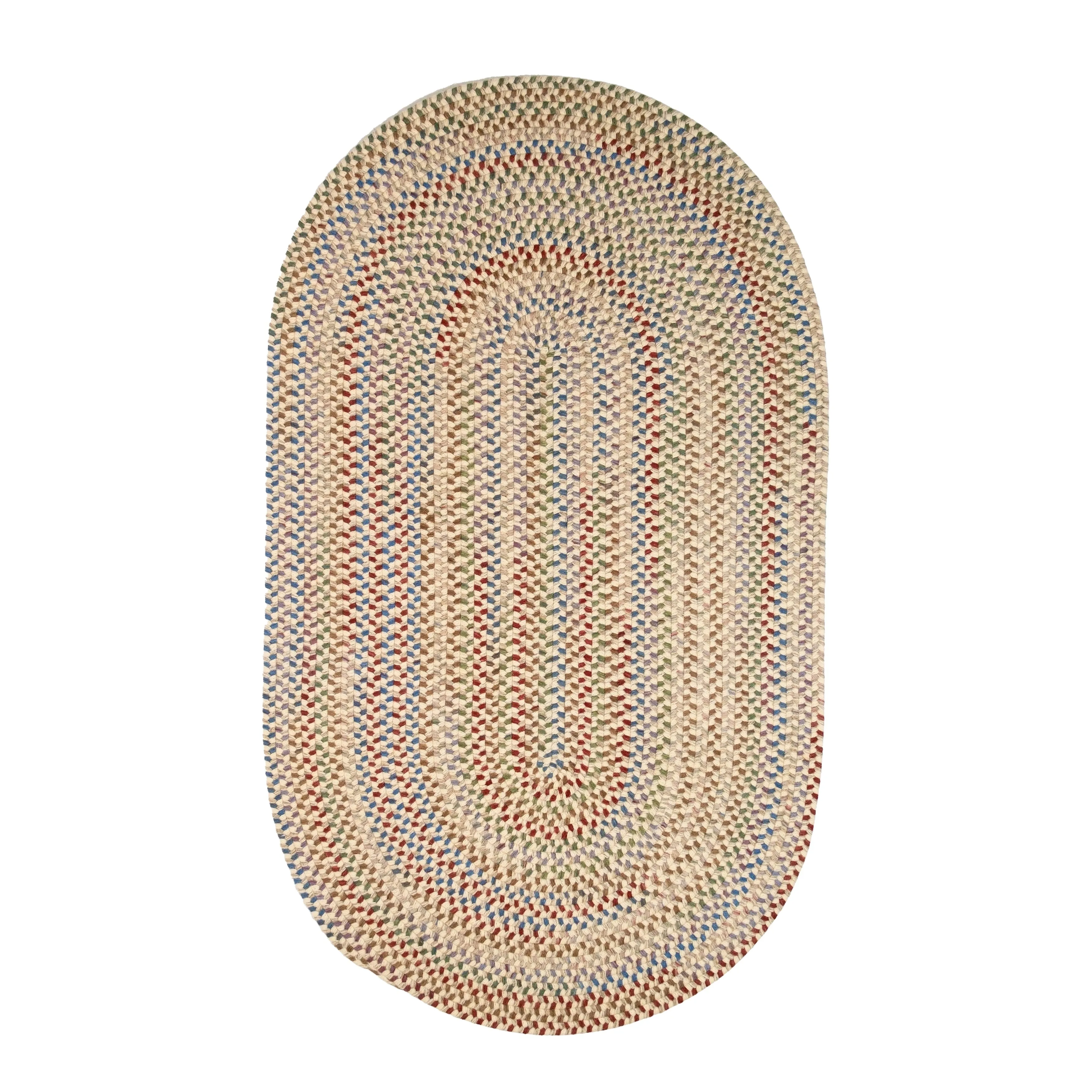 Premier Woven Wool Braided Area Rug