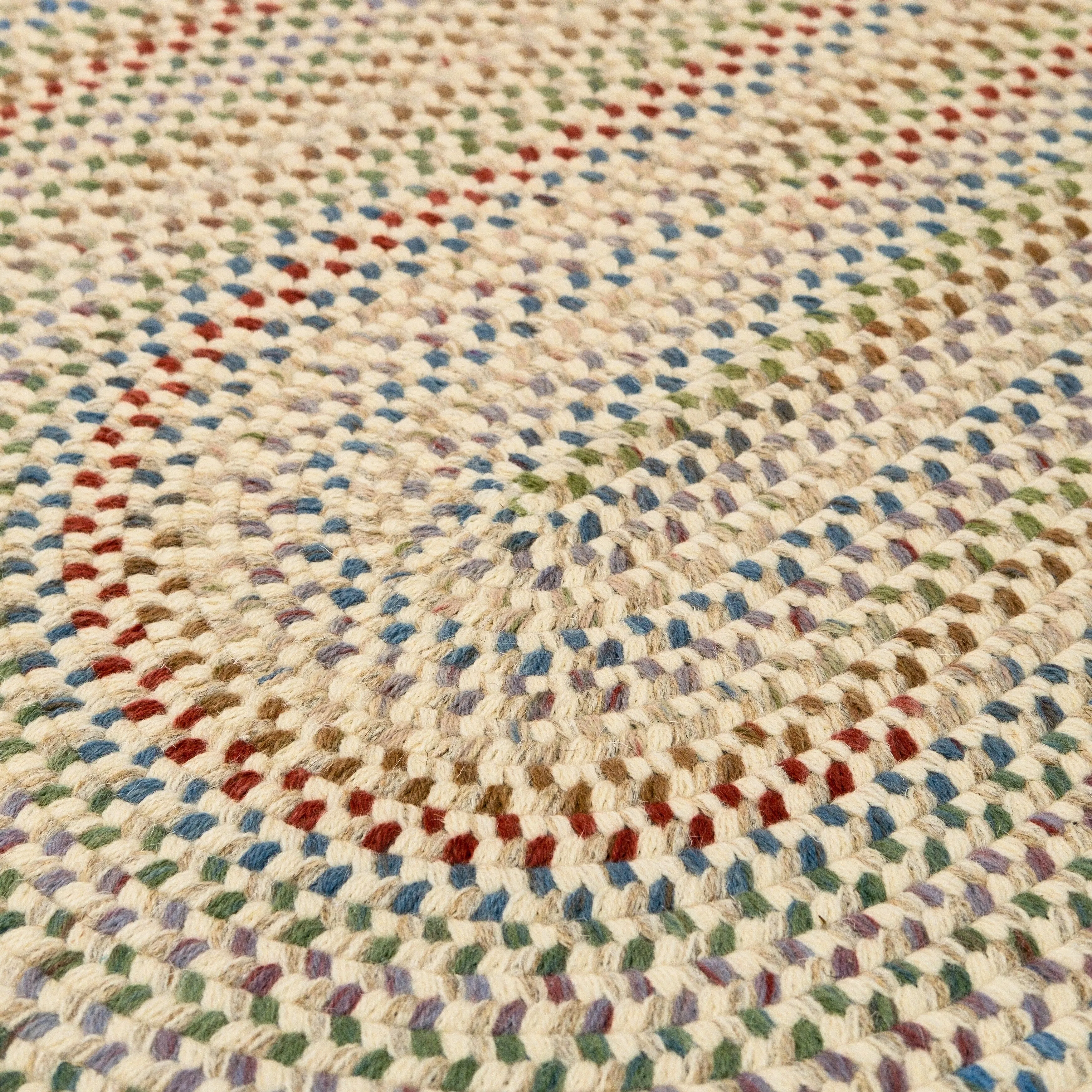 Premier Woven Wool Braided Area Rug