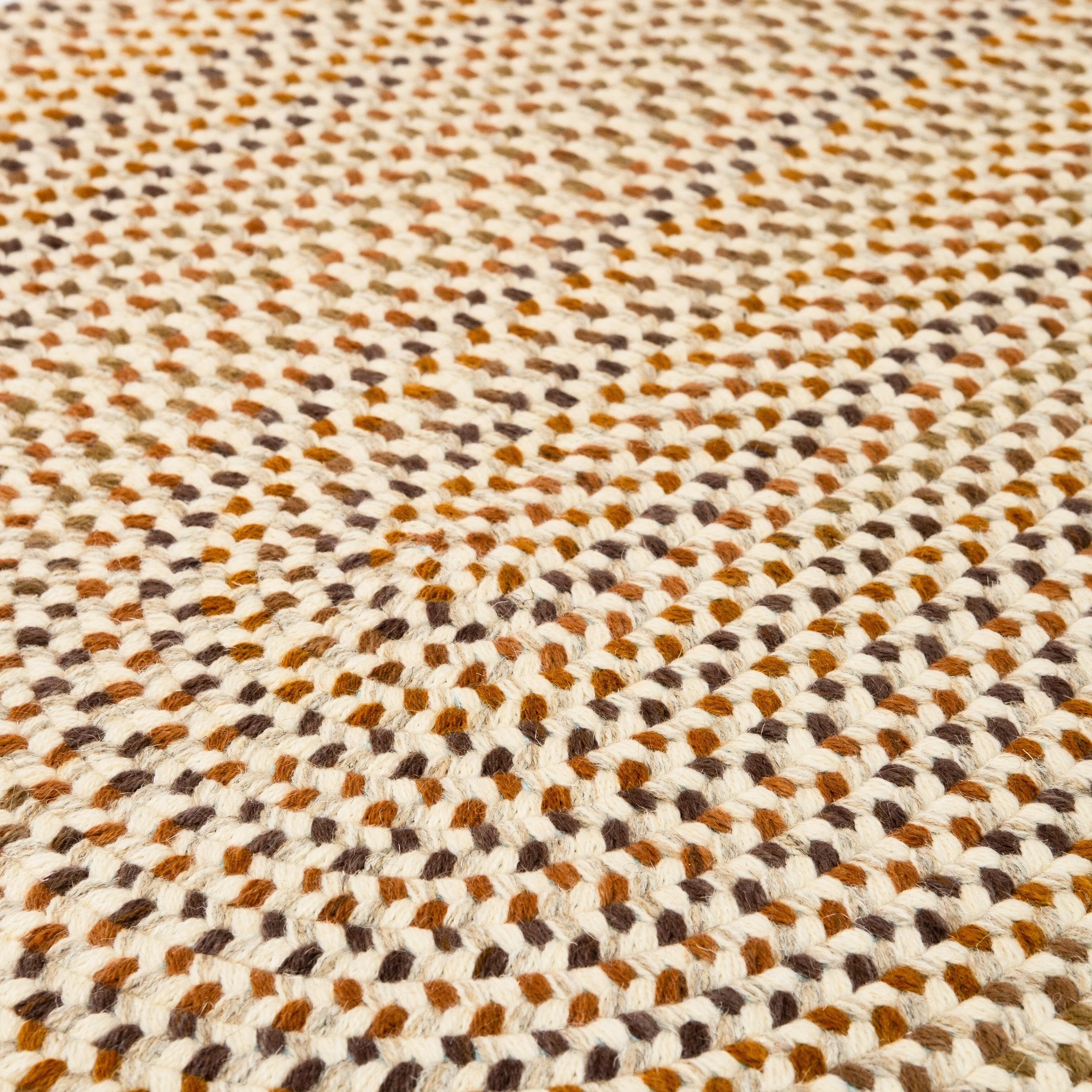 Premier Woven Wool Braided Area Rug
