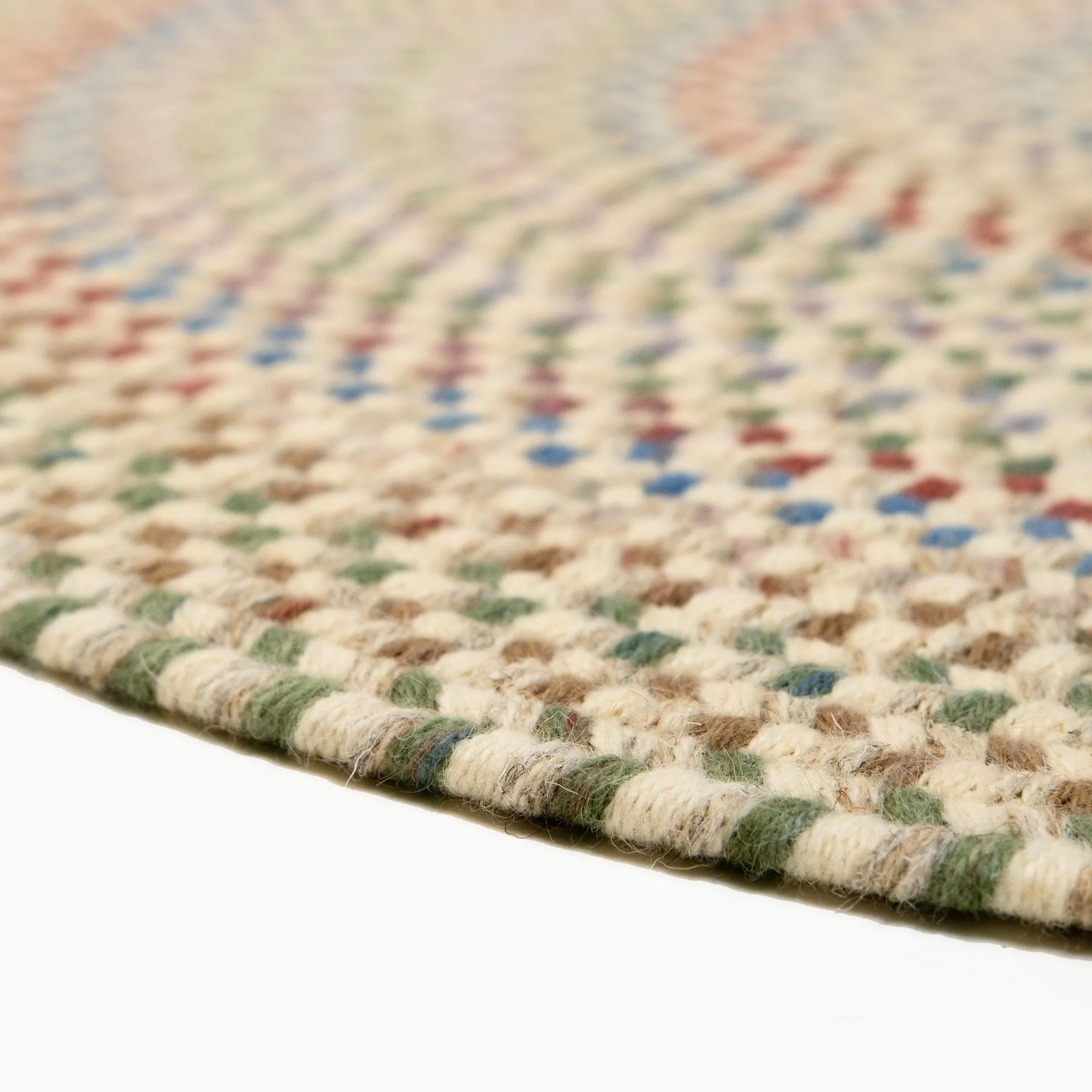 Premier Woven Wool Braided Area Rug