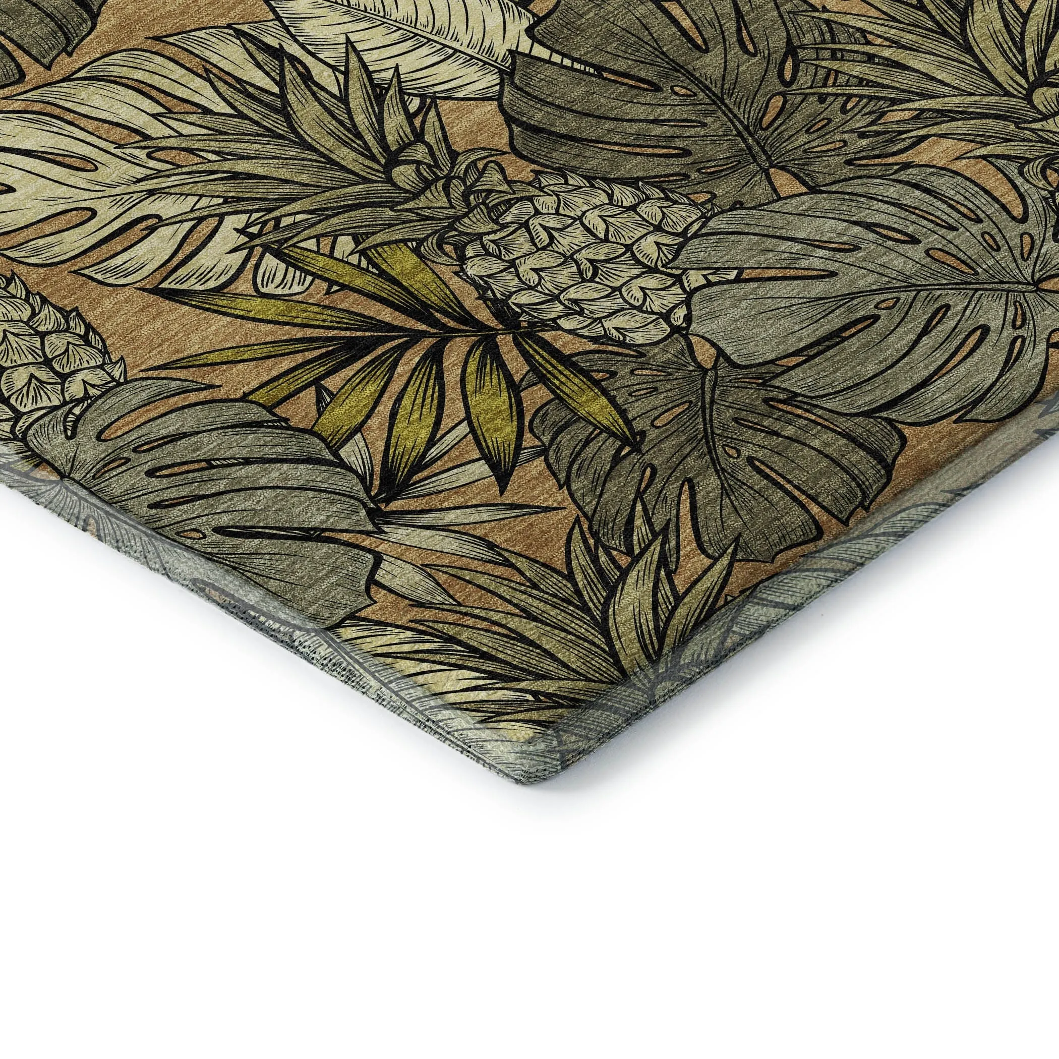 Premium Washable Super Soft Tropical Palm Leave Mayfield Rug