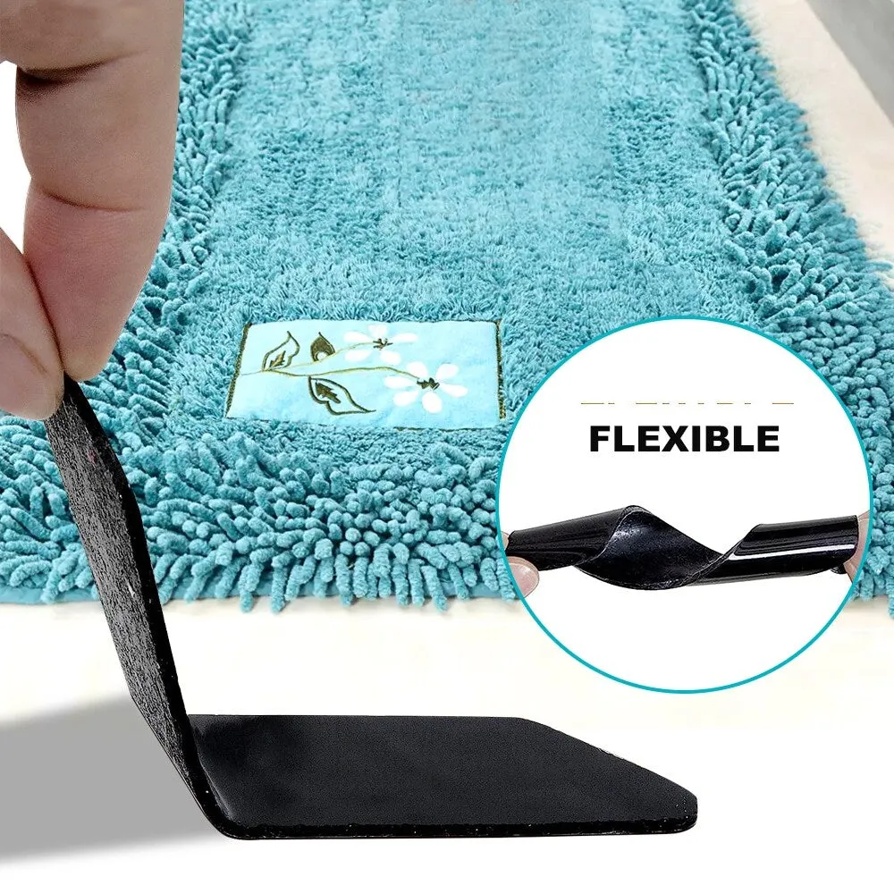 Pro Space Rug Pads Grippers Carpet Tape 8 Pcs Non Slip Rug Tape for Hardwood Floors and Tiles. Keep Your Rug in Place.7*1.18