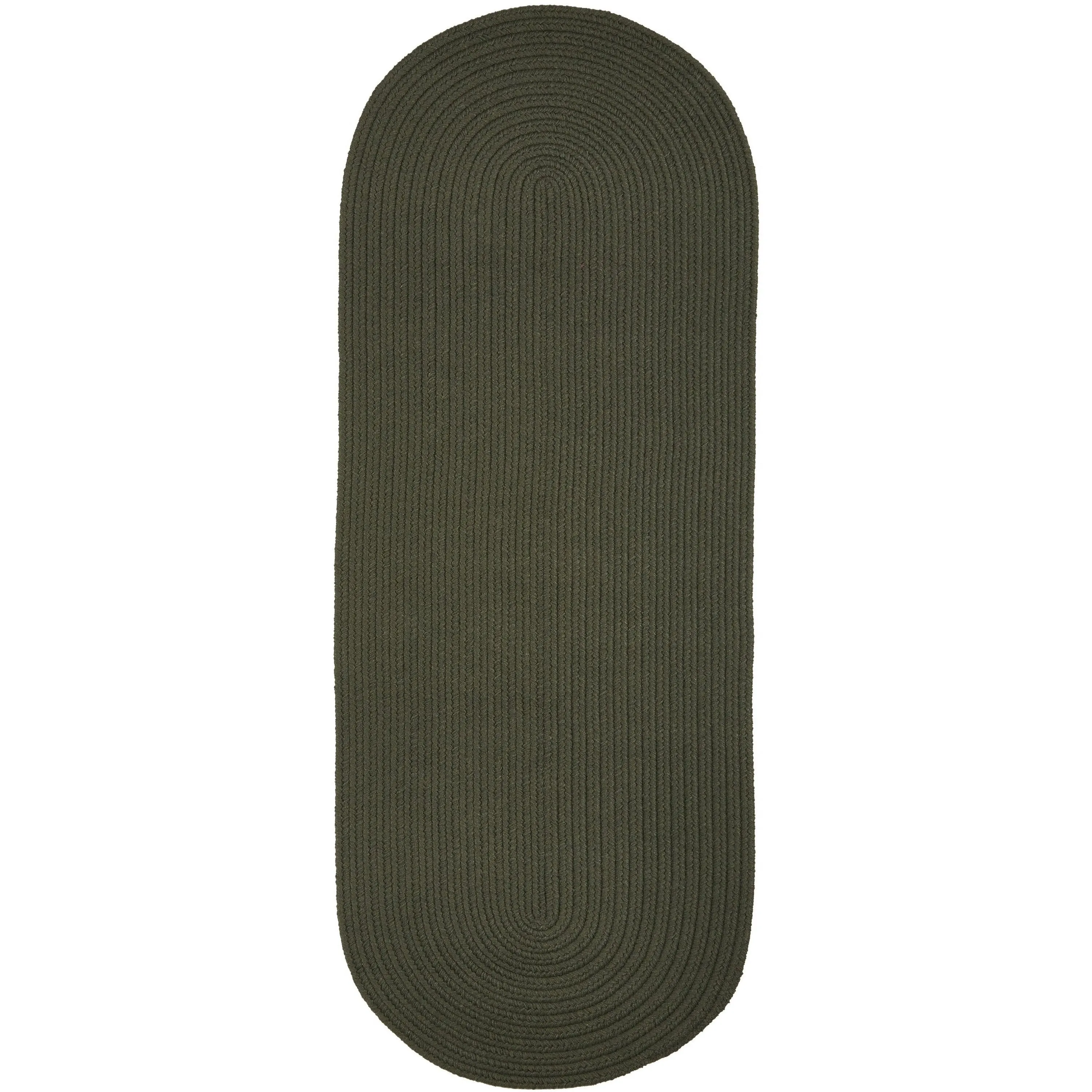 Rhody Rug Madeira Indoor/ Outdoor Braided Rounded Area Rug