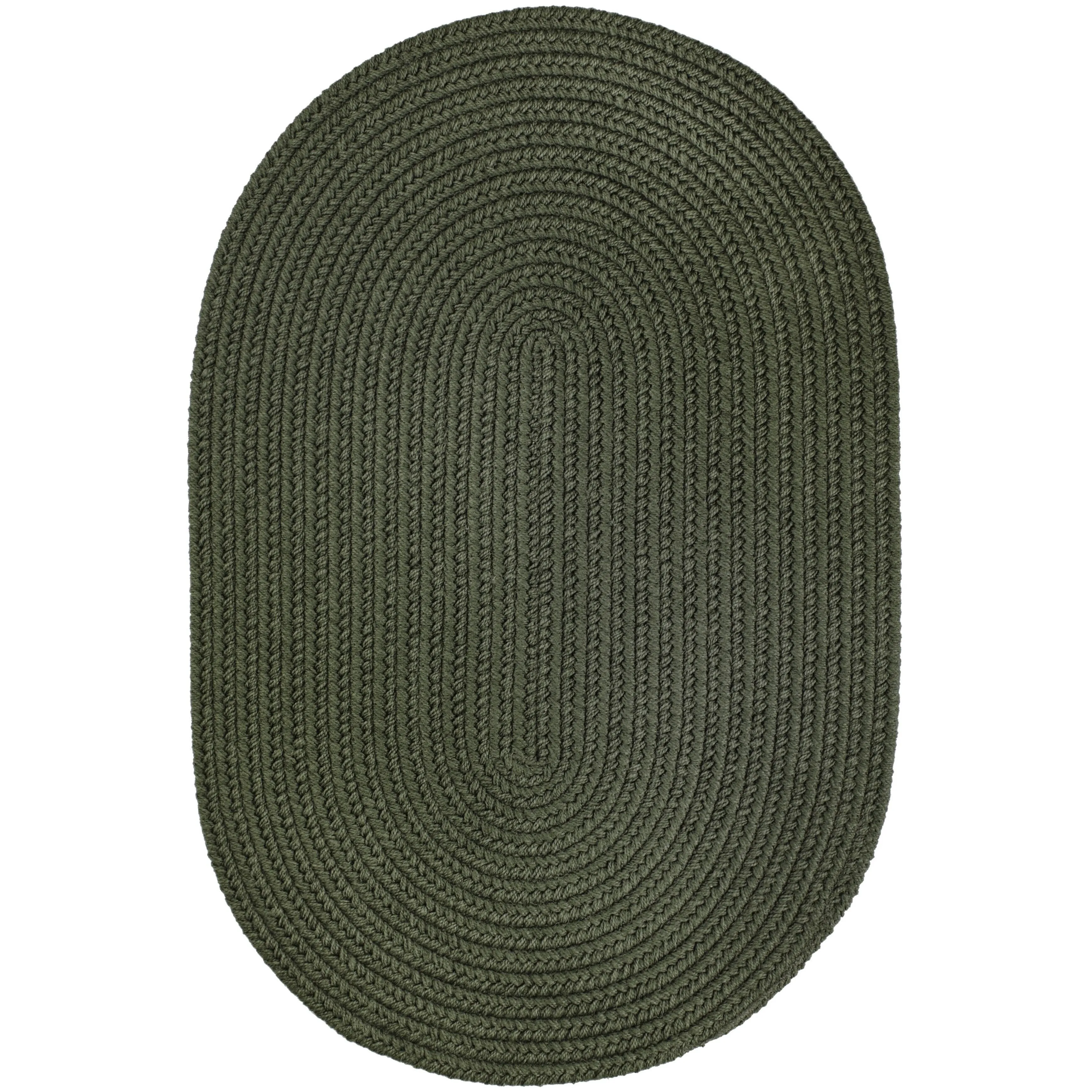 Rhody Rug Madeira Indoor/ Outdoor Braided Rounded Area Rug