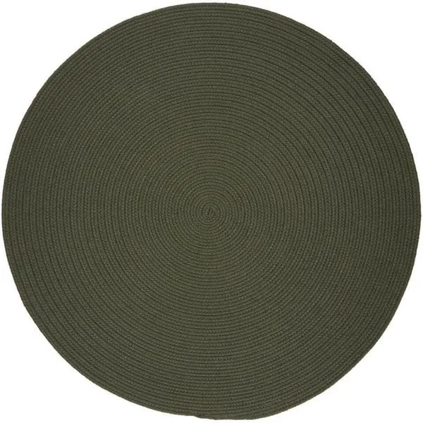 Rhody Rug Madeira Indoor/ Outdoor Braided Rounded Area Rug