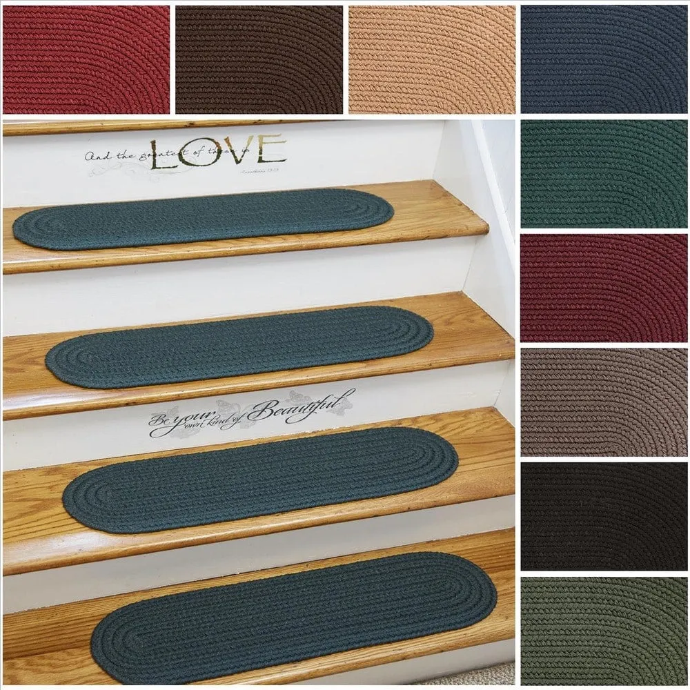 Rhody Rug Madeira Indoor/ Outdoor Braided Rounded Area Rug