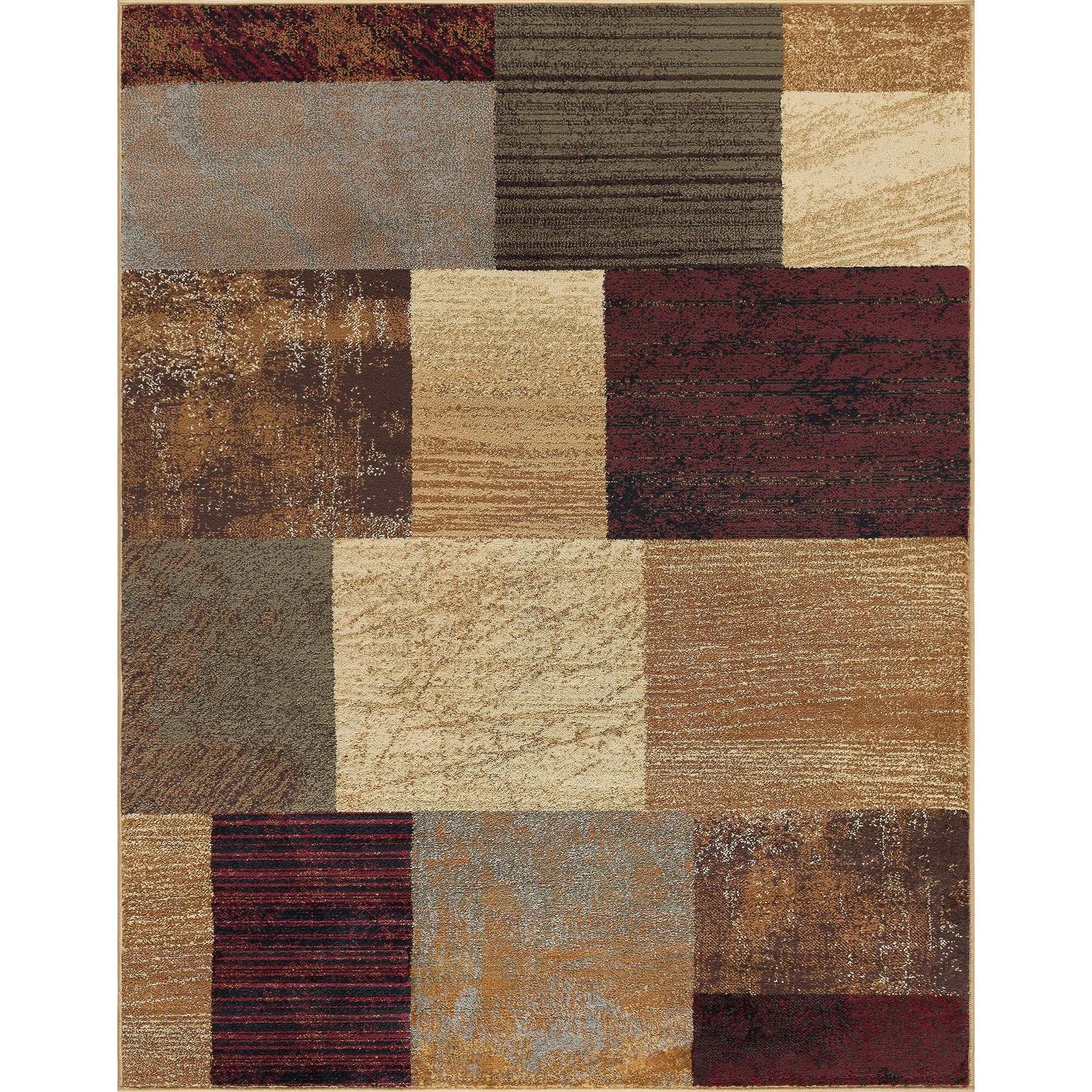 Rhythm Transitional Geometric Indoor Area Rug